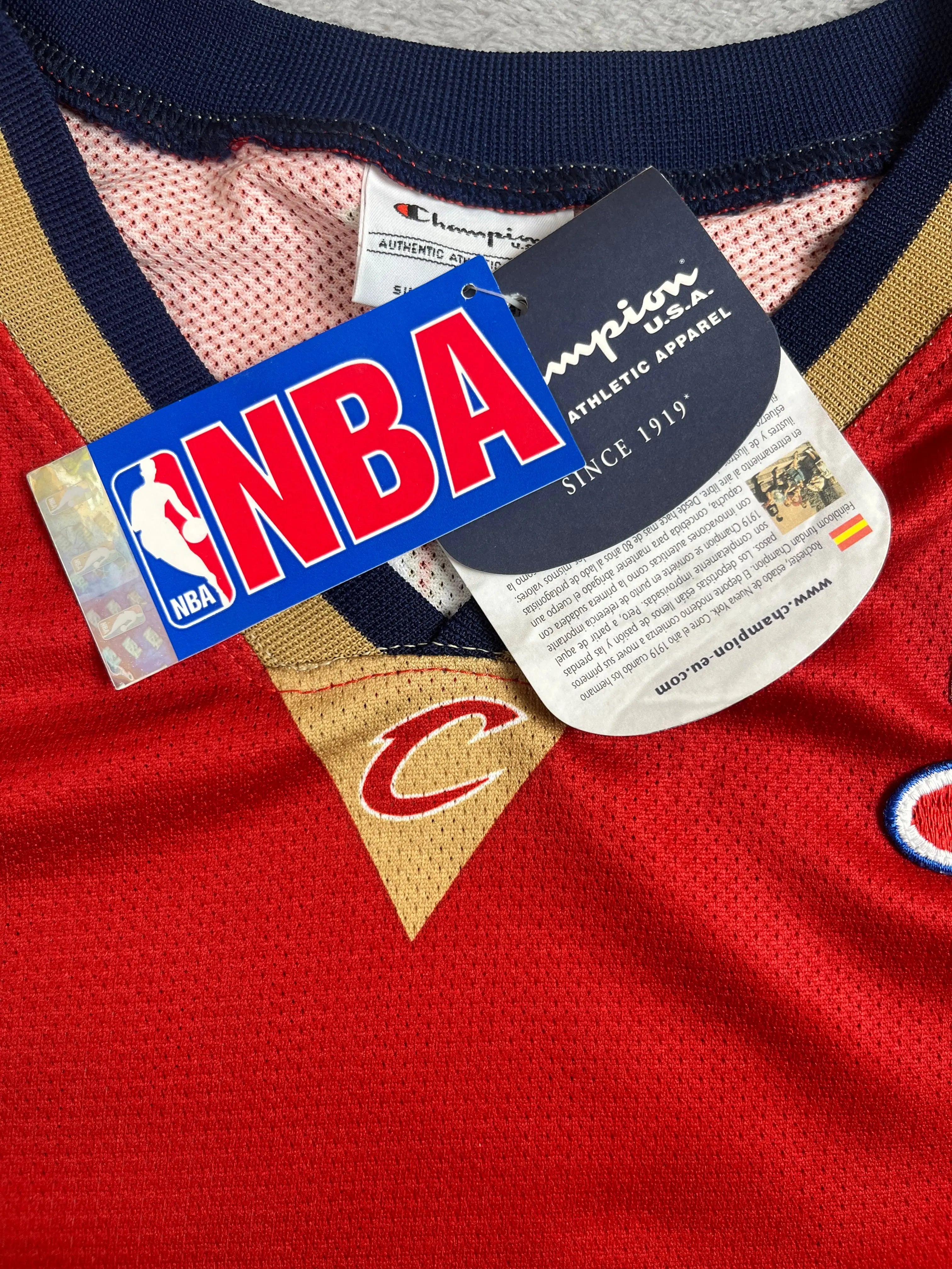 LeBron James #23 - Cleveland Cavaliers Away/Alternate 2004-2010 - Champion (L) - Maillot NBA