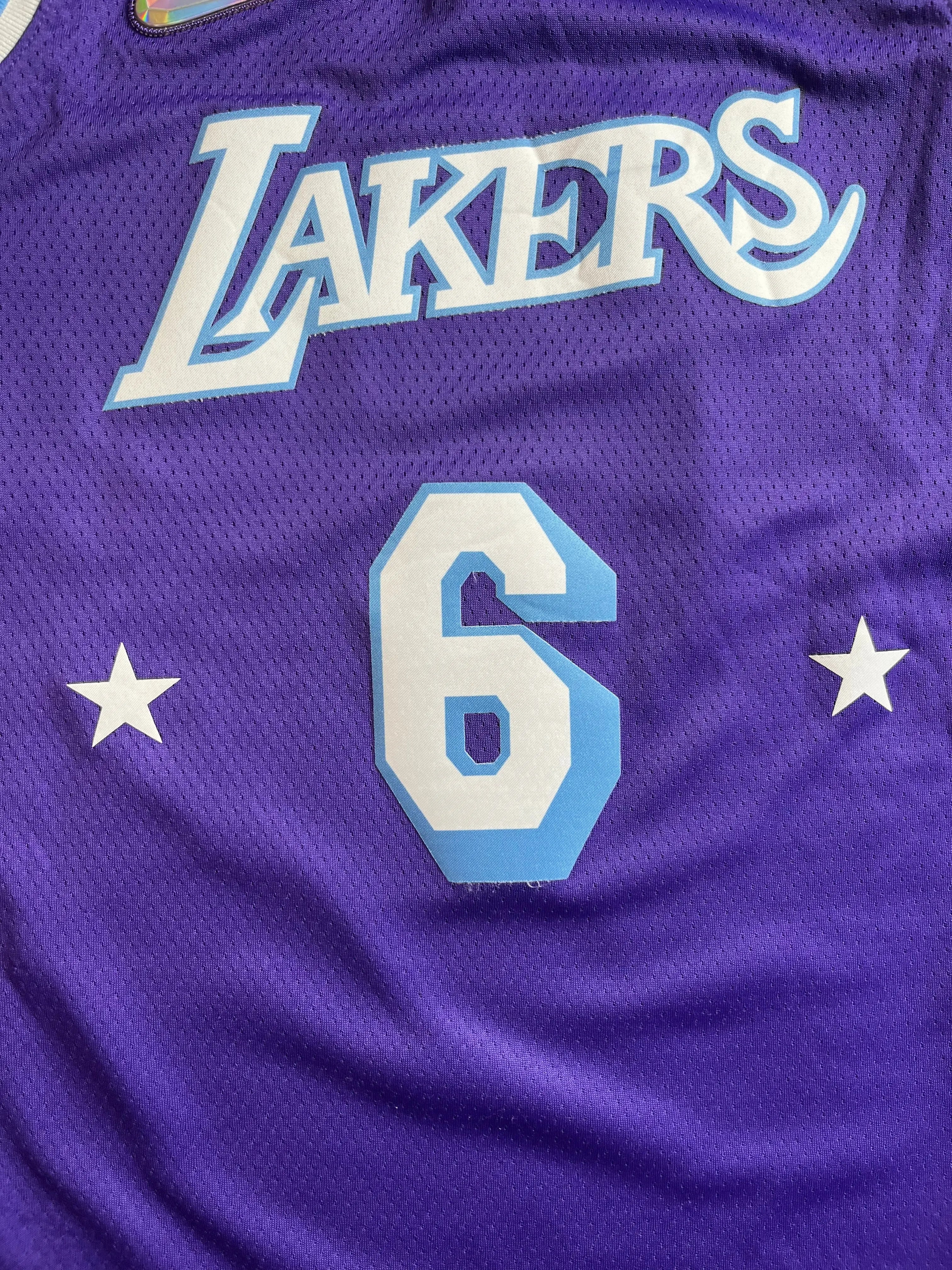 LeBron James #6 - Los Angeles Lakers City Edition 2021-2022 - Nike (S) - Maillot NBA Andwan Shop