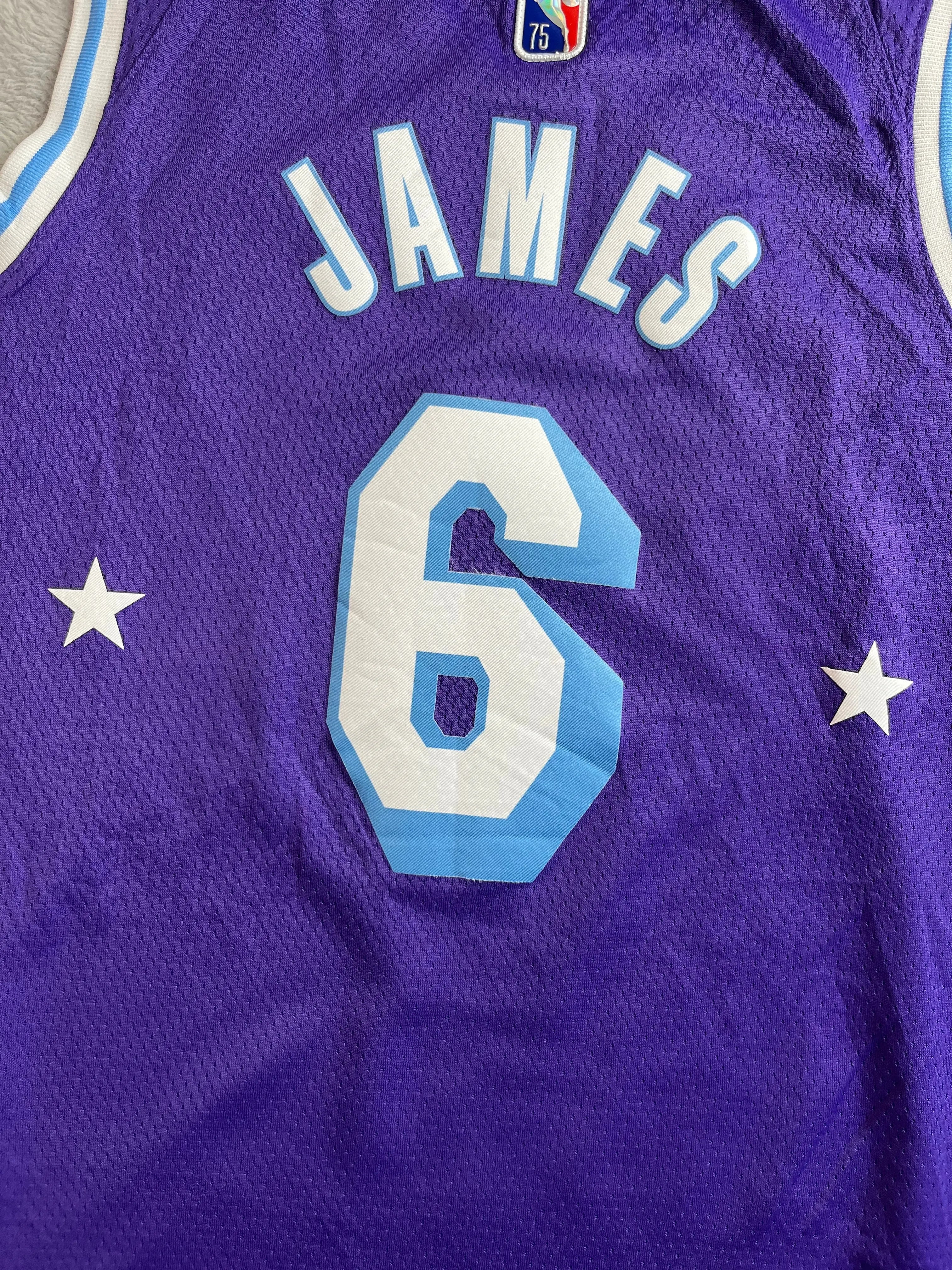 LeBron James #6 - Los Angeles Lakers City Edition 2021-2022 - Nike (S) - Maillot NBA Andwan Shop