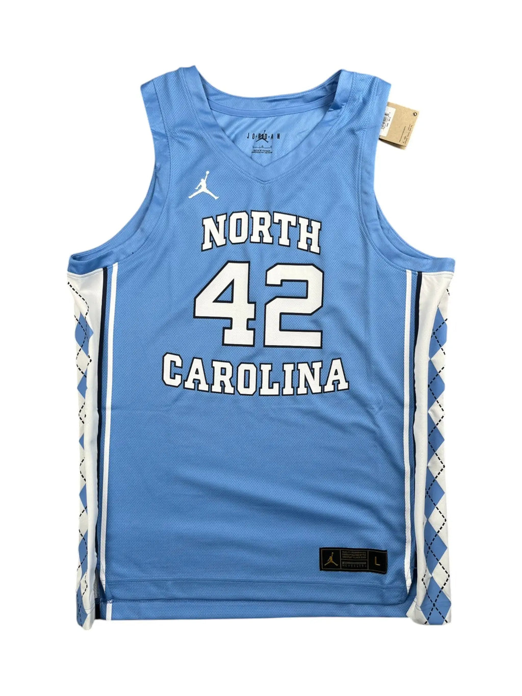 Sean May #42 - UNC Tar Heels NCAA ACC - Jordan (L) - Maillot NBA *BNWT*