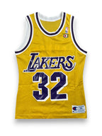Magic Johnson #32 - Los Angeles Lakers Home 1989-1996 - Champion (XS/S) - Maillot NBA
