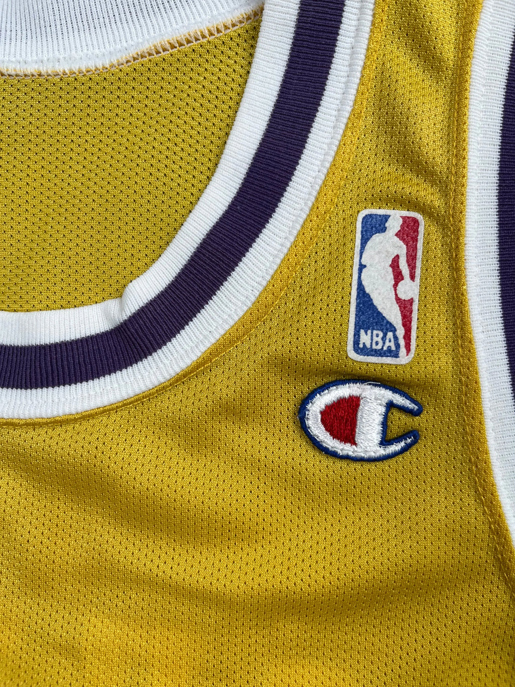Magic Johnson #32 - Los Angeles Lakers Home 1989-1996 - Champion (XS/S) - Maillot NBA