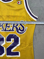 Magic Johnson #32 - Los Angeles Lakers Home 1989-1996 - Champion (XS/S) - Maillot NBA