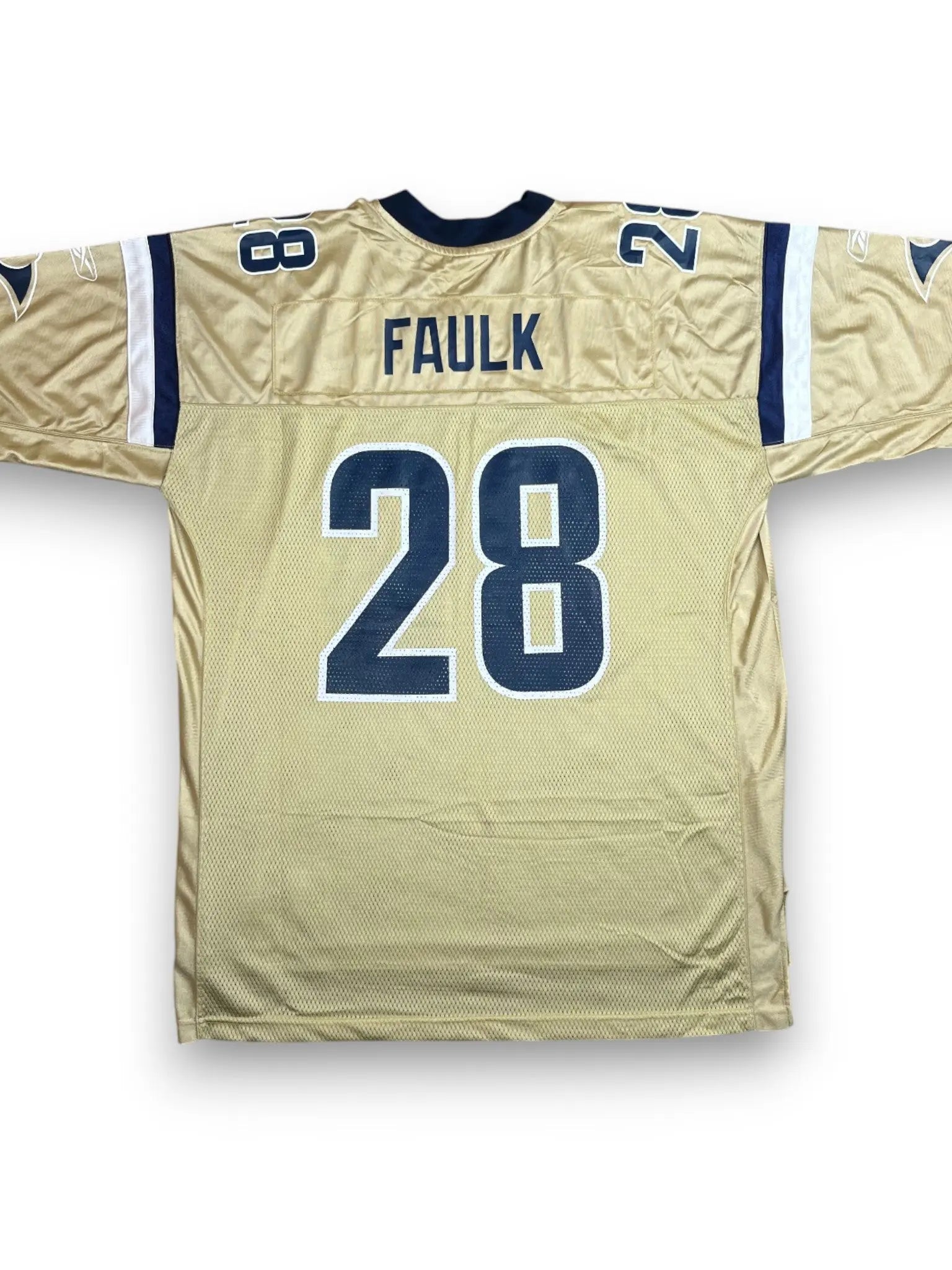 Marshall Faulk #28 - Saint-Louis Rams Alternate 2001-2005 - Reebok (XL) - Maillot NFL