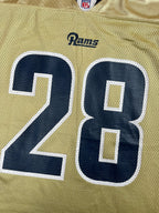 Marshall Faulk #28 - Saint-Louis Rams Alternate 2001-2005 - Reebok (XL) - Maillot NFL