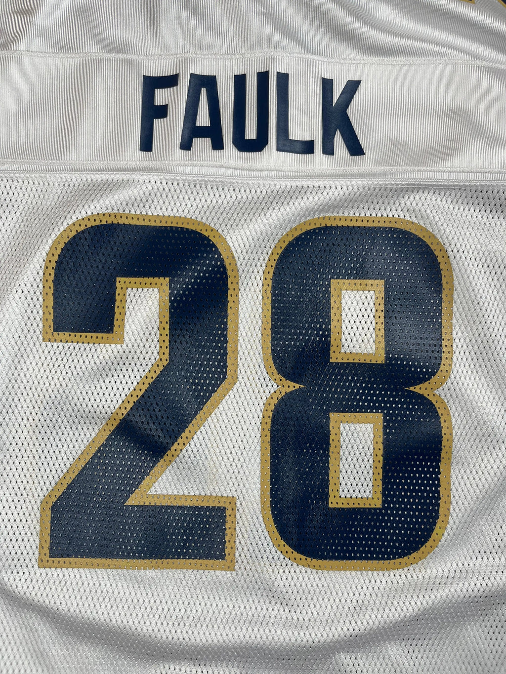 Marshall Faulk #28- Saint-Louis Rams Away 1999-2005 - Reebok (L) - Maillot NFL Reebok