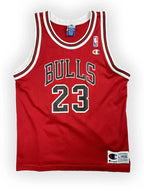 Michael Jordan #23 - Chicago Bulls Away 1989-1997 - Champion (XS/S) - Maillot NBA Champion