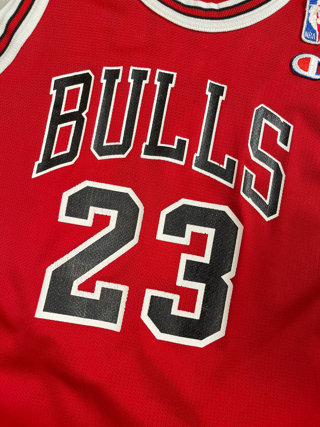 Michael Jordan #23 - Chicago Bulls Away 1989-1997 - Champion (XS/S) - Maillot NBA Champion