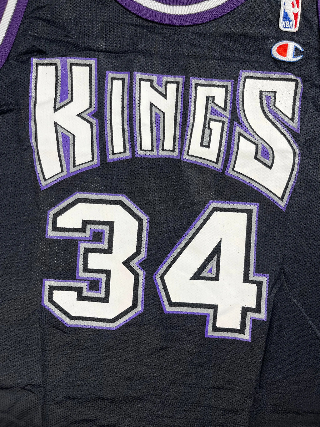 Michael Smith #34 - Sacramento Kings Away 1995-1997 - Champion (S/M) - Maillot NBA