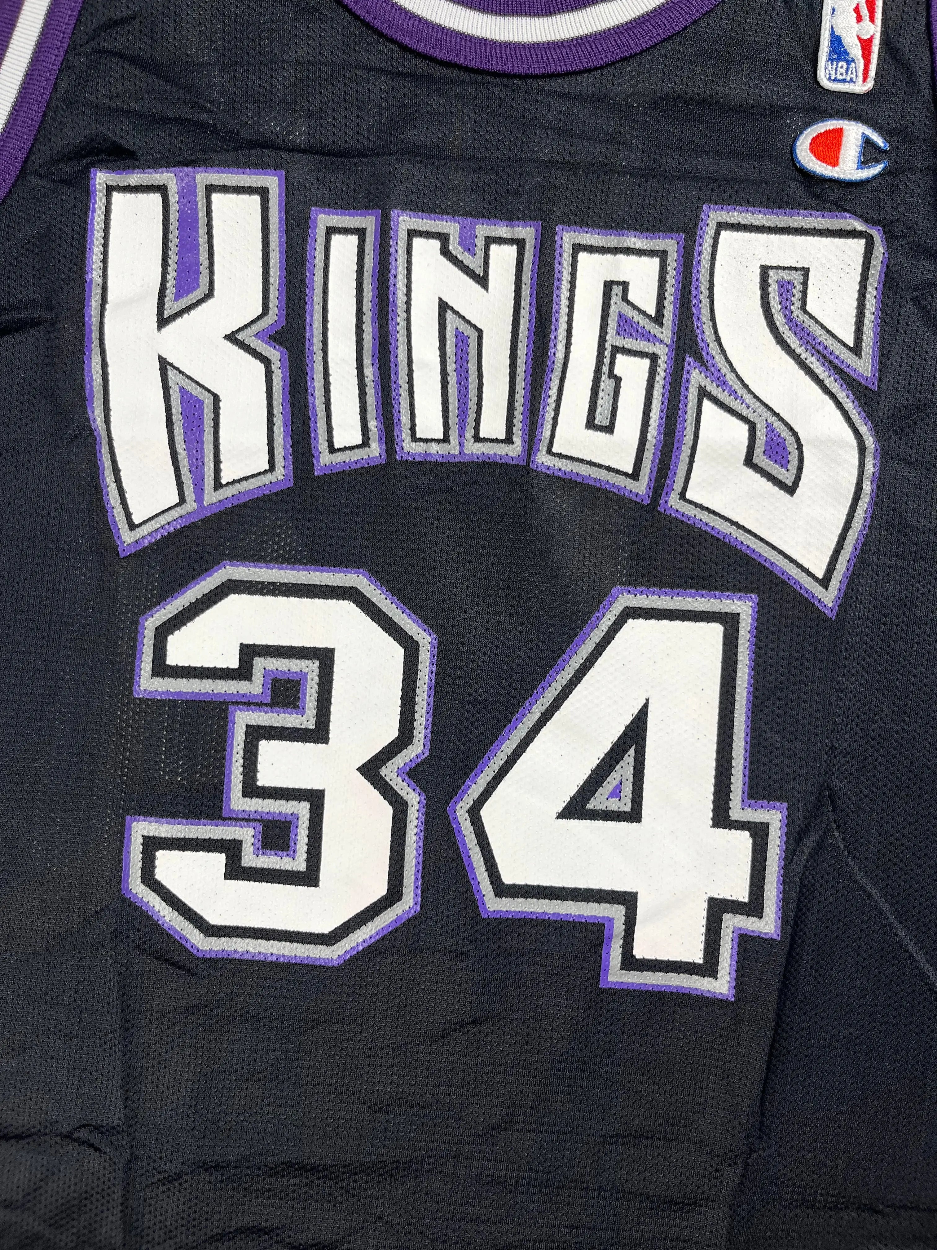 Michael Smith #34 - Sacramento Kings Away 1995-1997 - Champion (S/M) - Maillot NBA
