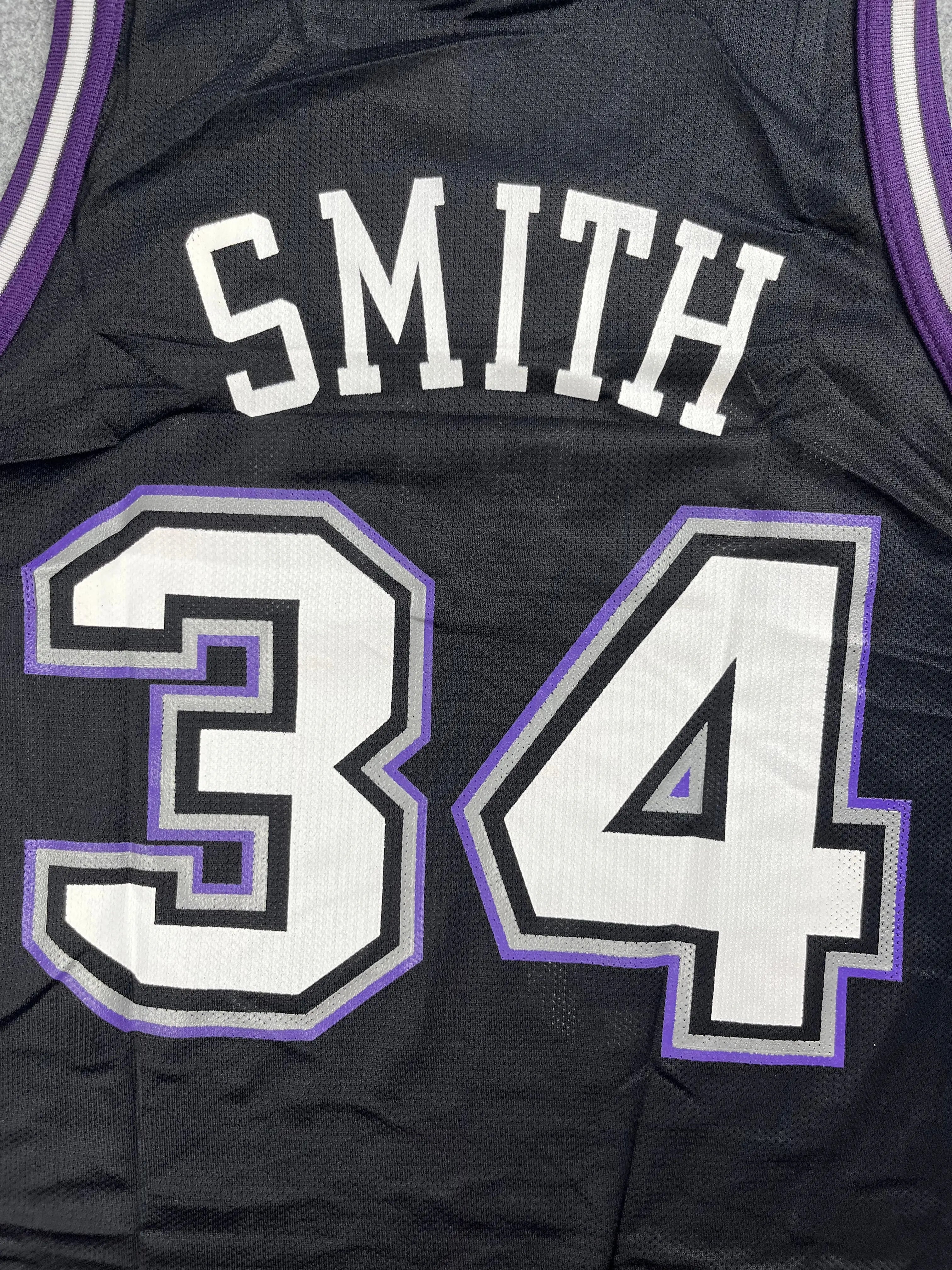 Michael Smith #34 - Sacramento Kings Away 1995-1997 - Champion (S/M) - Maillot NBA