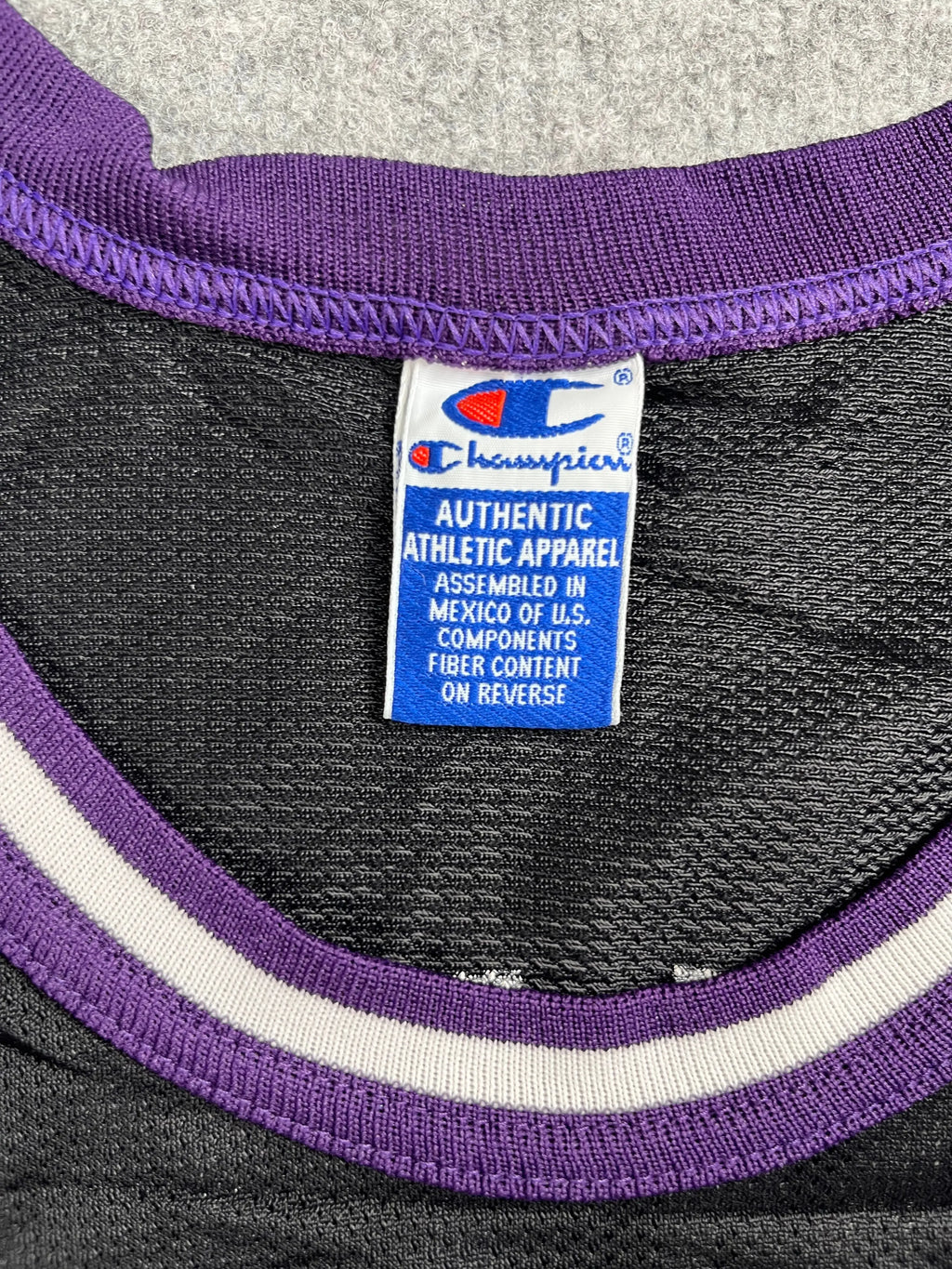 Michael Smith #34 - Sacramento Kings Away 1995-1997 - Champion (S/M) - Maillot NBA