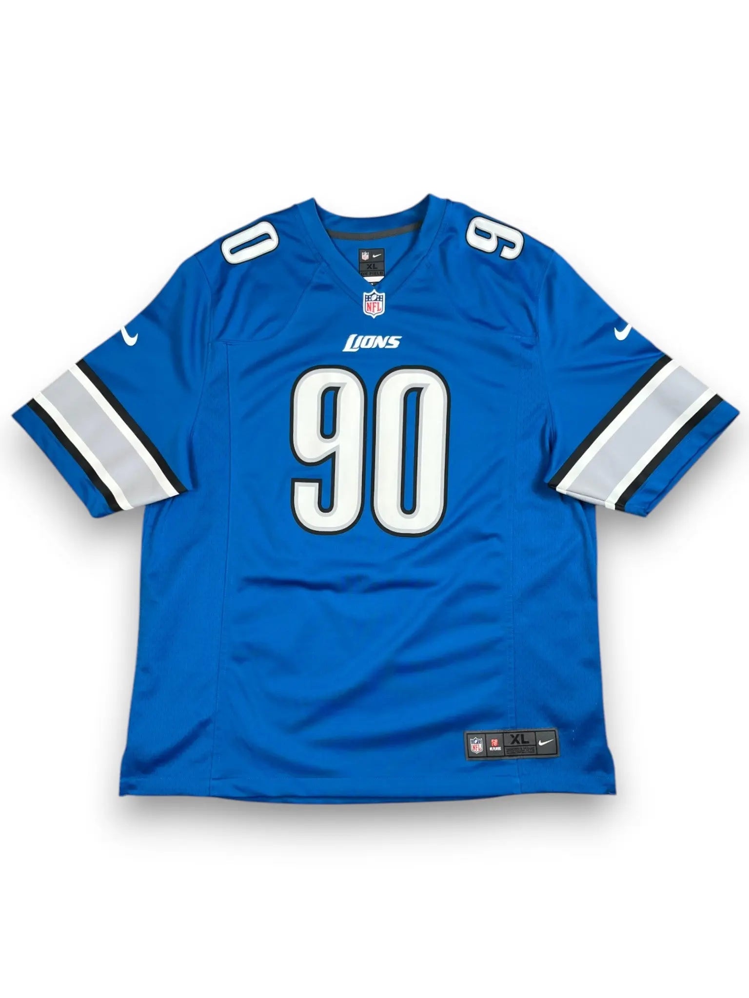Ndamukong Suh #90 - Detroit Lions Home 2012-2014 - Nike (XL) - Maillot NFL