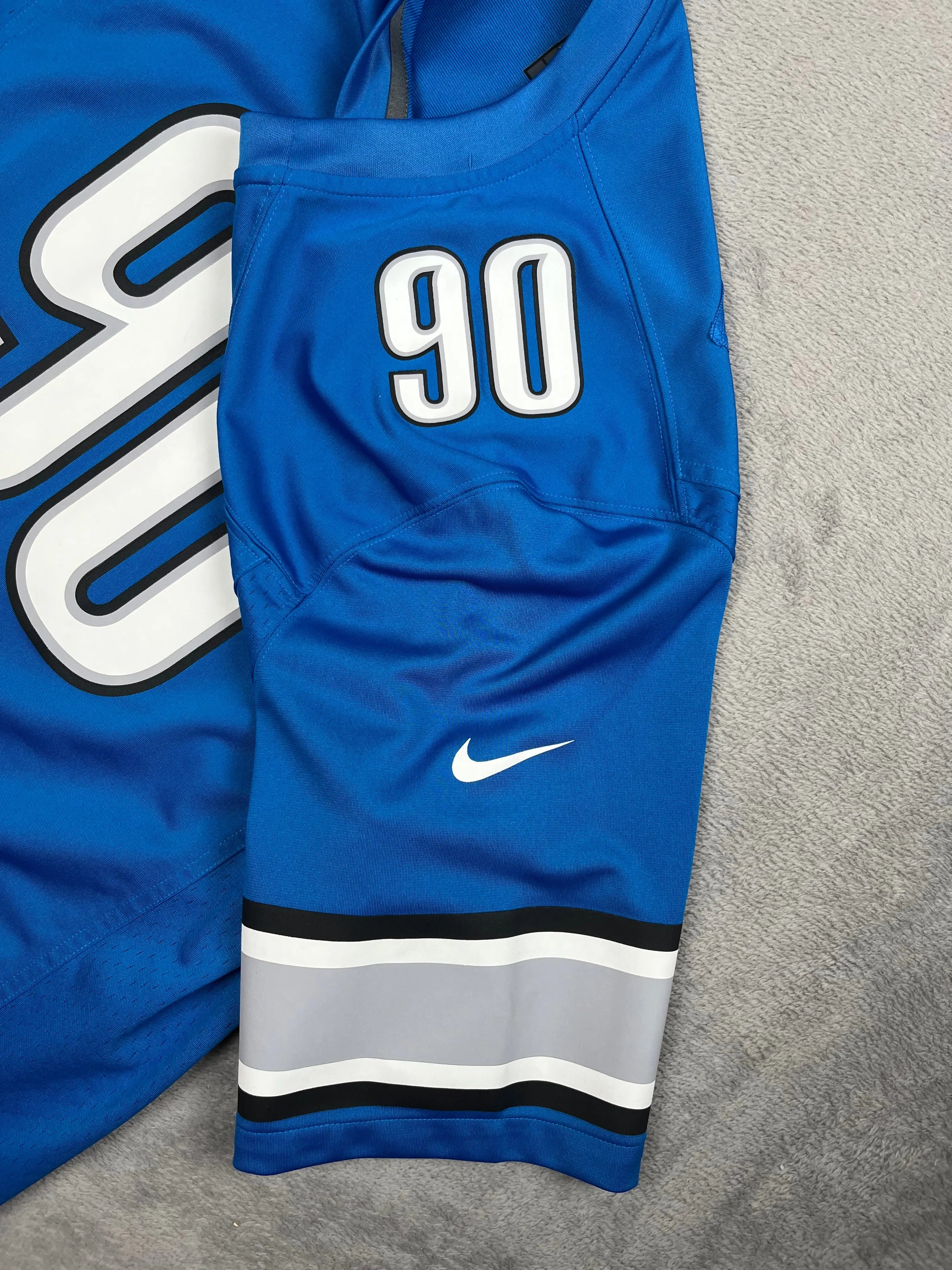 Ndamukong Suh #90 - Detroit Lions Home 2012-2014 - Nike (XL) - Maillot NFL