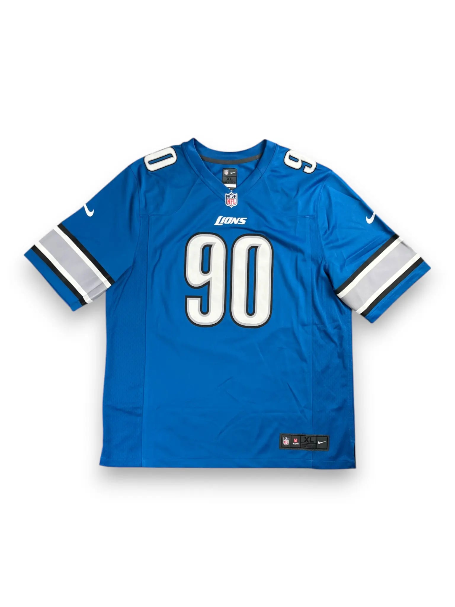 Ndamukong Suh #90 - Detroit Lions Home 2012-2014 - Nike (XL) - Maillot NFL