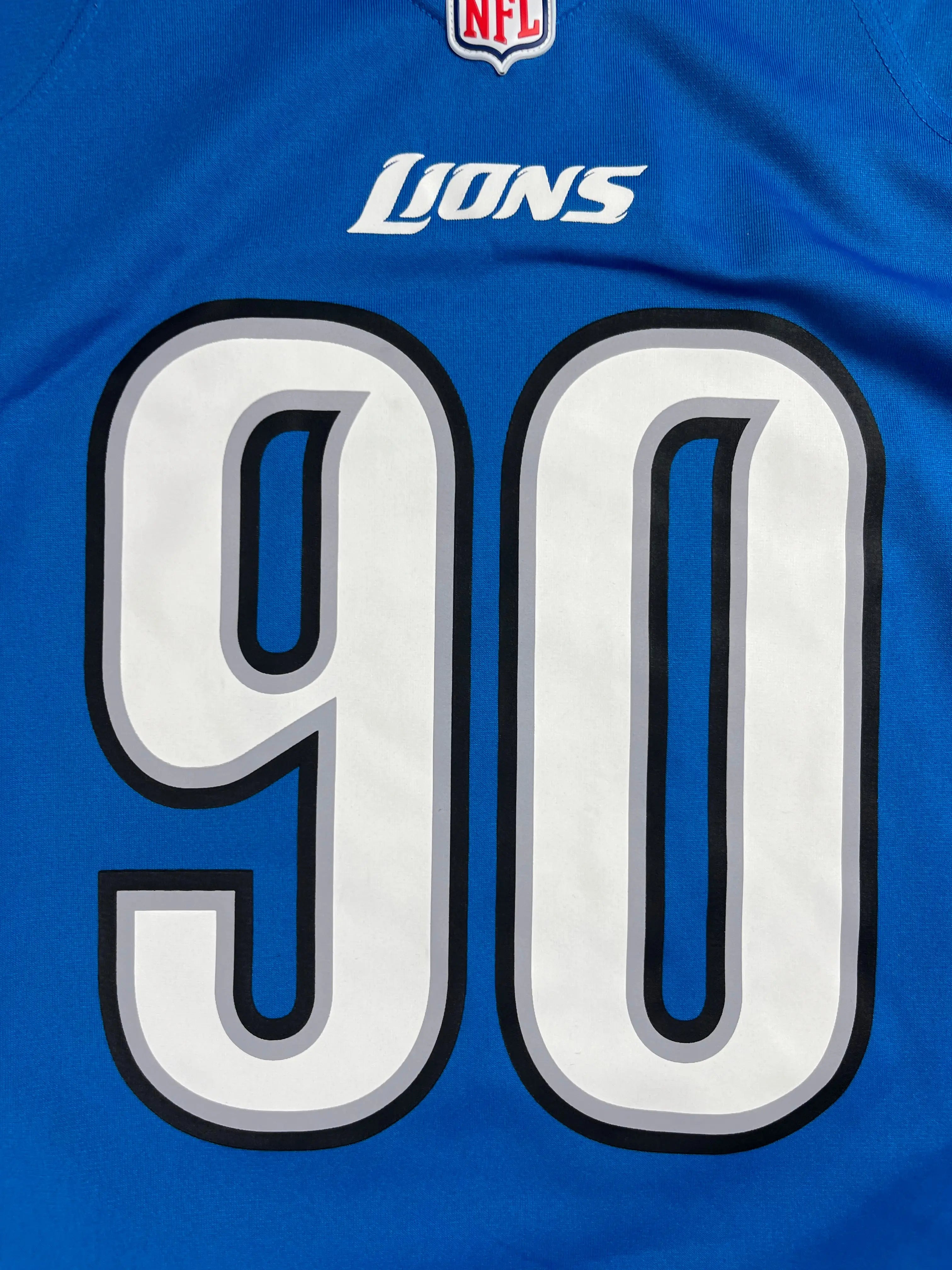 Ndamukong Suh #90 - Detroit Lions Home 2012-2014 - Nike (XL) - Maillot NFL
