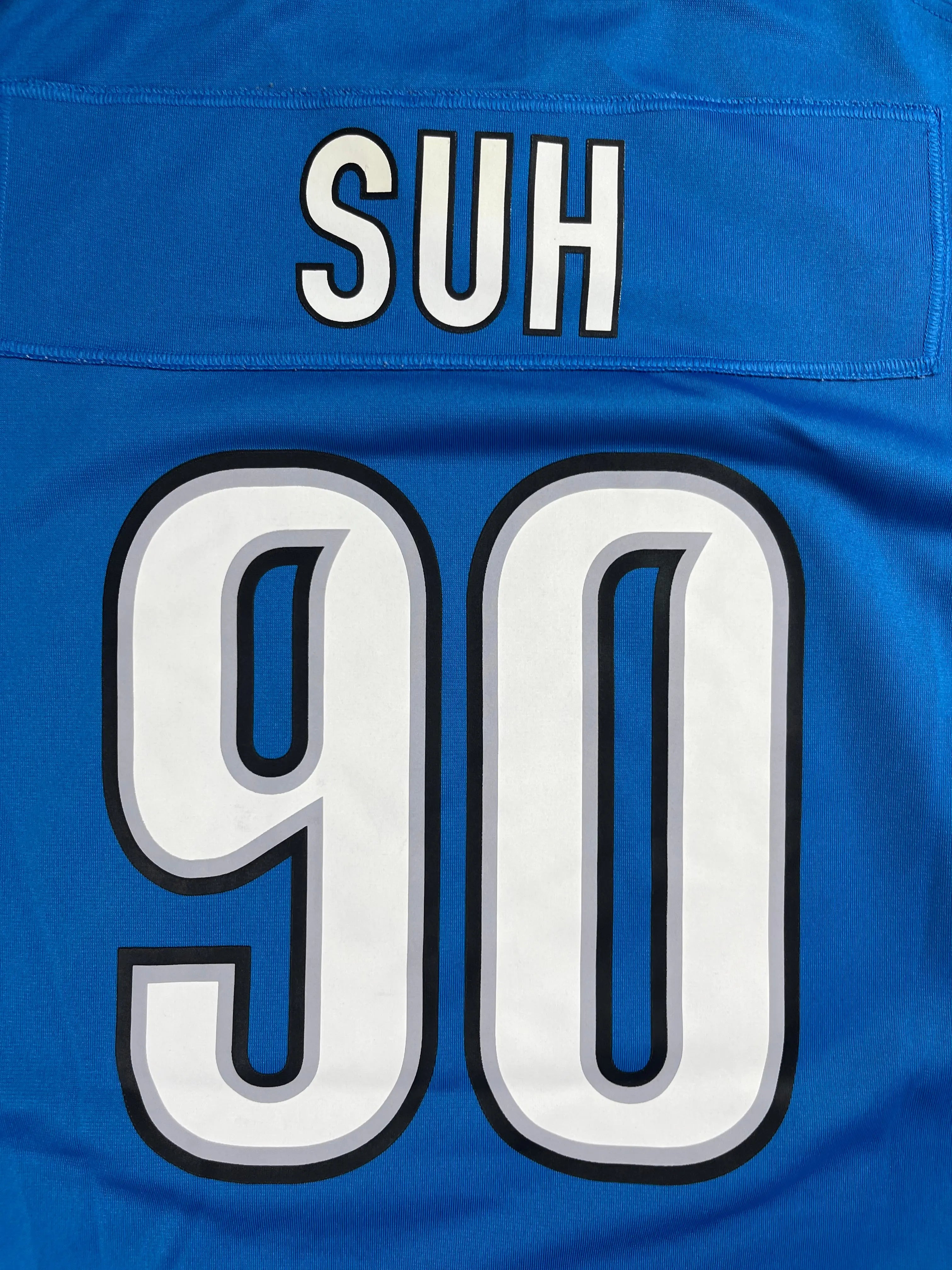 Ndamukong Suh #90 - Detroit Lions Home 2012-2014 - Nike (XL) - Maillot NFL