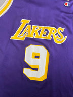 Nick Van Exel #9 - Los Angeles Lakers Away 1993-1998 - Champion (L) - Maillot NBA Champion
