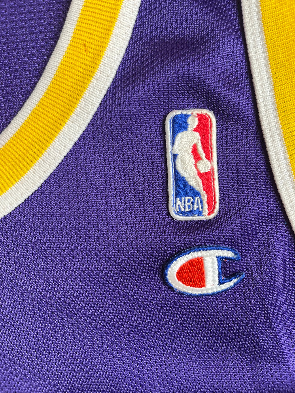 Nick Van Exel #9 - Los Angeles Lakers Away 1993-1998 - Champion (L) - Maillot NBA Champion