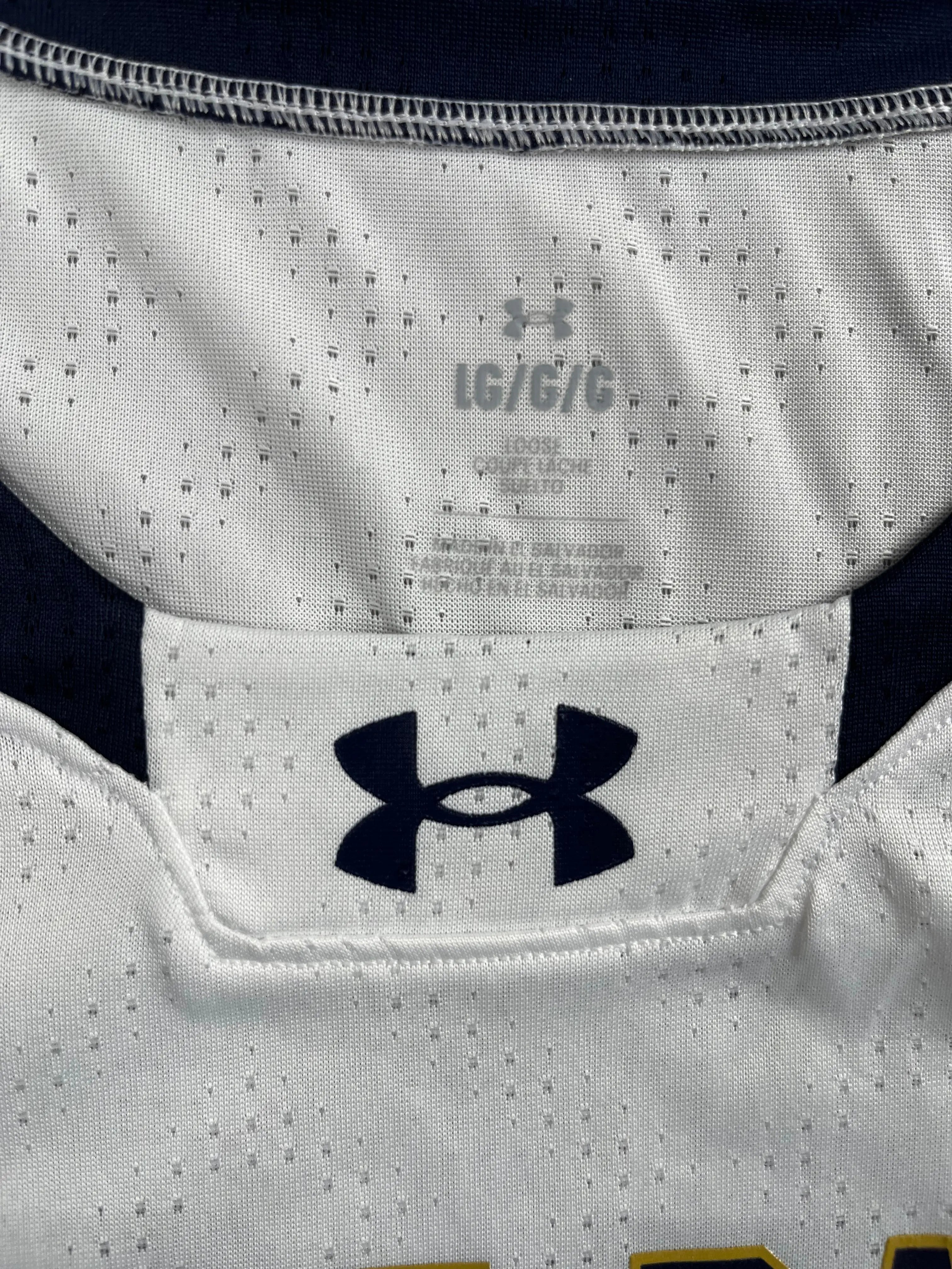 Notre Dame #42 - Notre Dame Fighting Irish NCAA ACC - Under Armour (L) - Maillot NBA *BNWT*