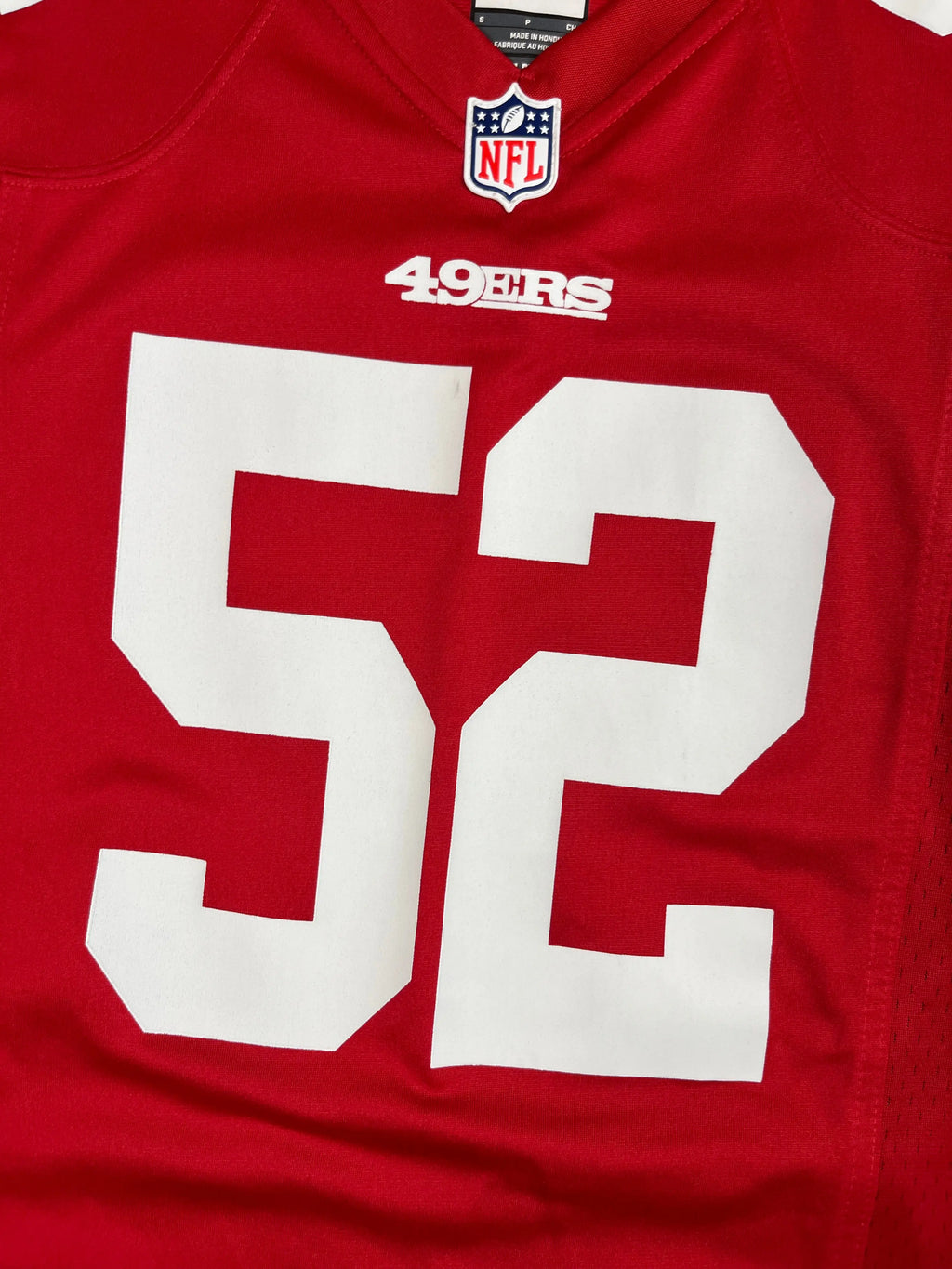 Patrick Willis #52 - San Francisco 49ers Home 2012-2014 - Nike (S) - Maillot NFL Nike