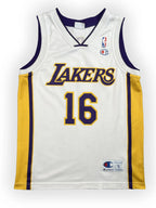 Pau Gasol #16 - Los Angeles Lakers Alternate 2008-2010 - Champion (S) - Maillot NBA Champion