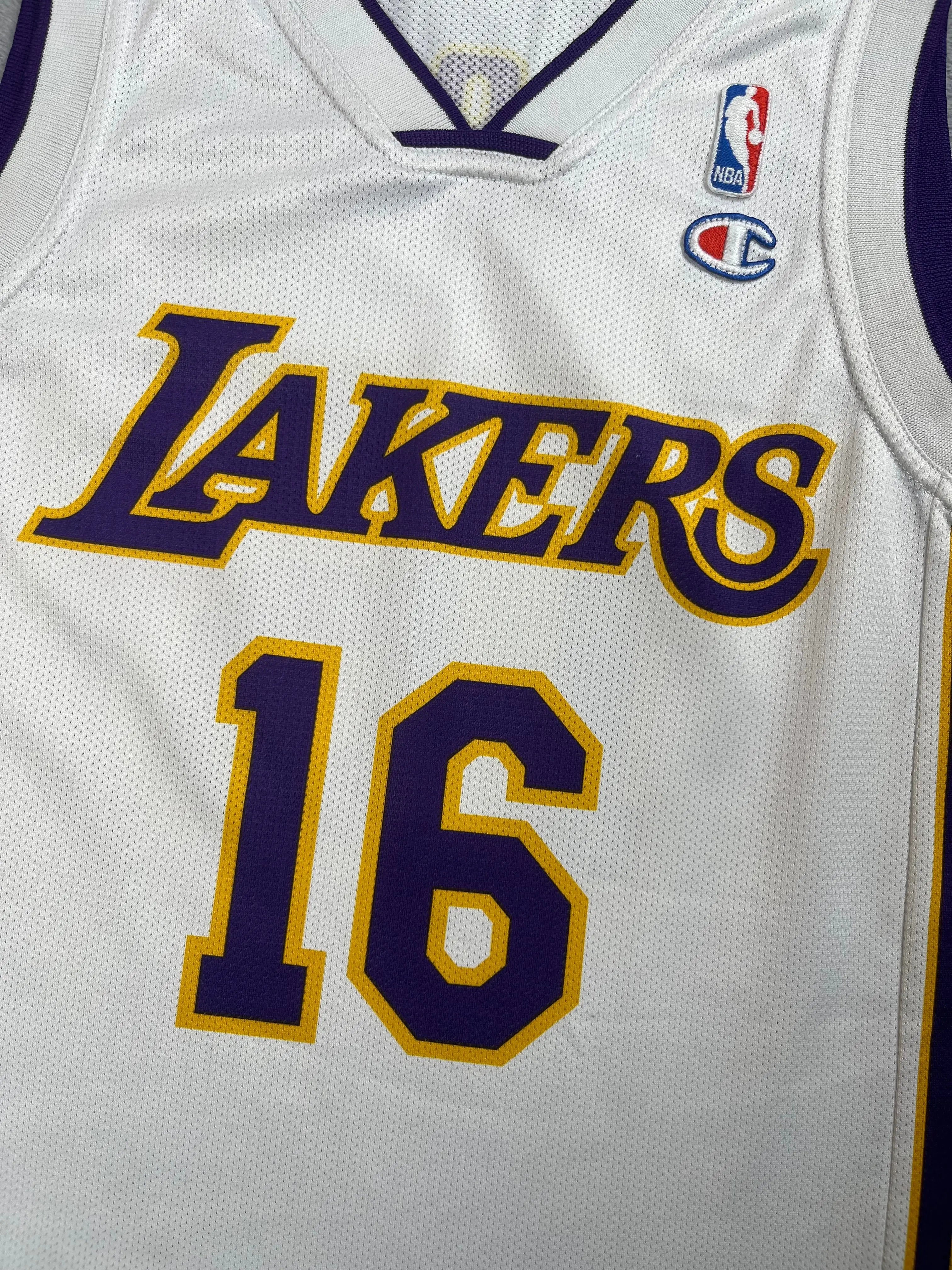 Pau Gasol #16 - Los Angeles Lakers Alternate 2008-2010 - Champion (S) - Maillot NBA Champion