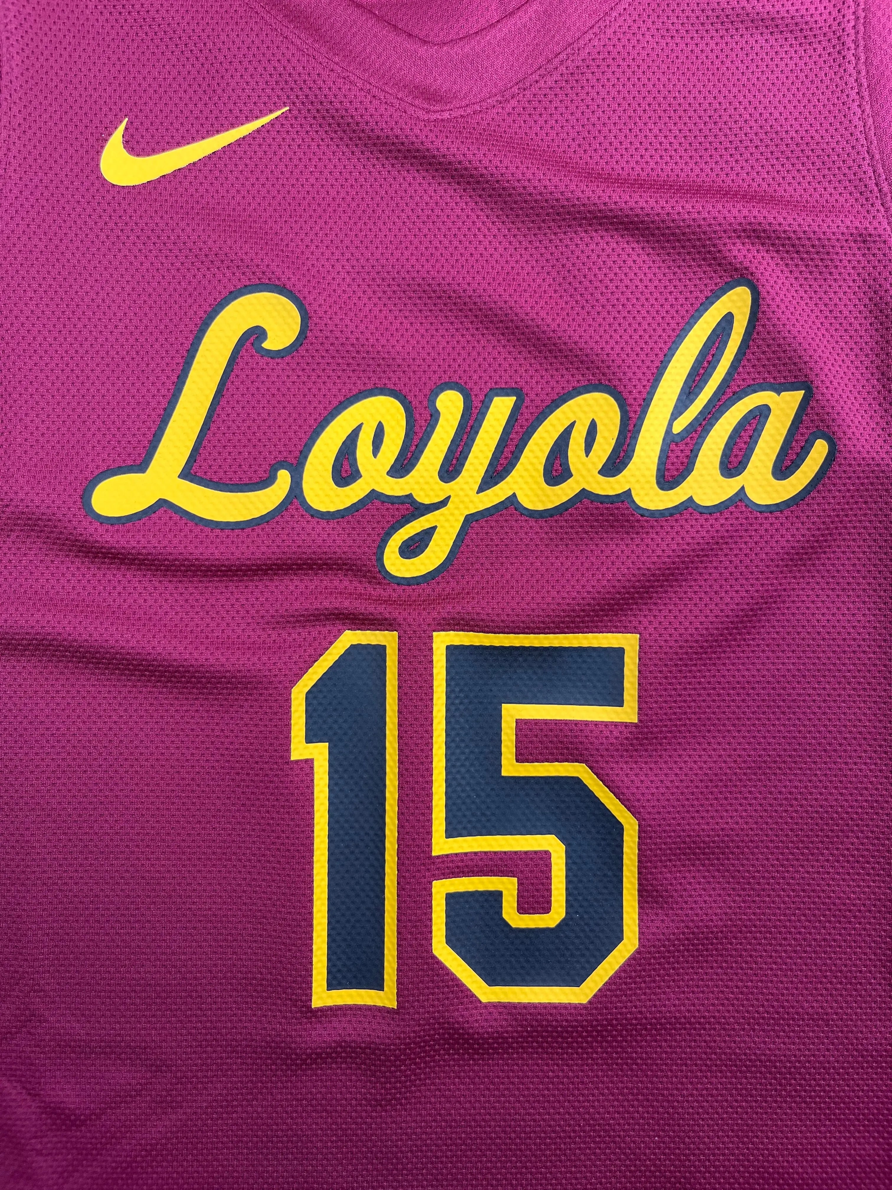 Ramblers #15 - Loyola Chicago Ramblers NCAA Atlantic 10 - Nike (L) - Maillot NBA *BNWT*