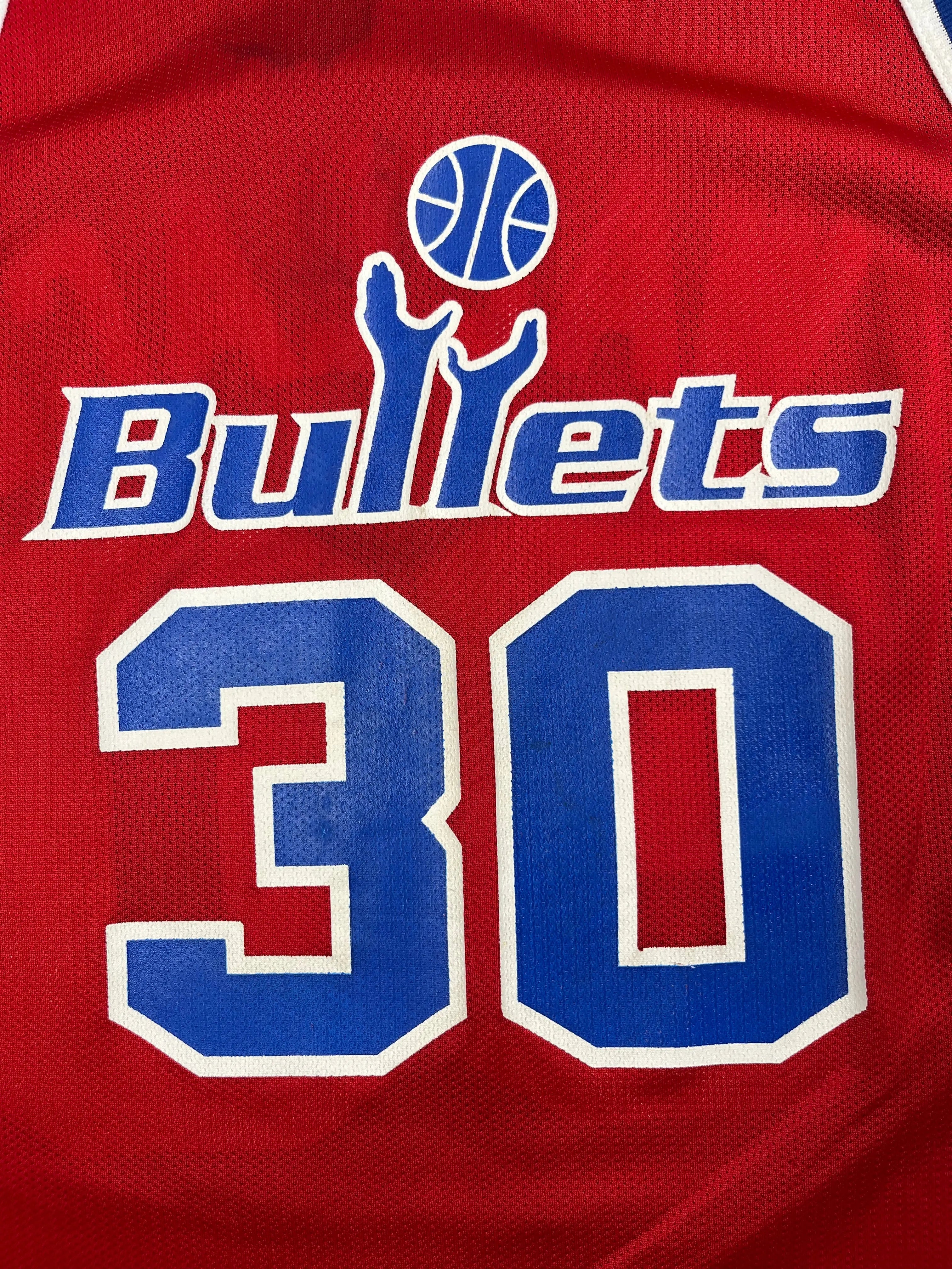 Rasheed Wallace #30 - Washington Bullets Away 1995-1996 - Champion (S) - Maillot NBA
