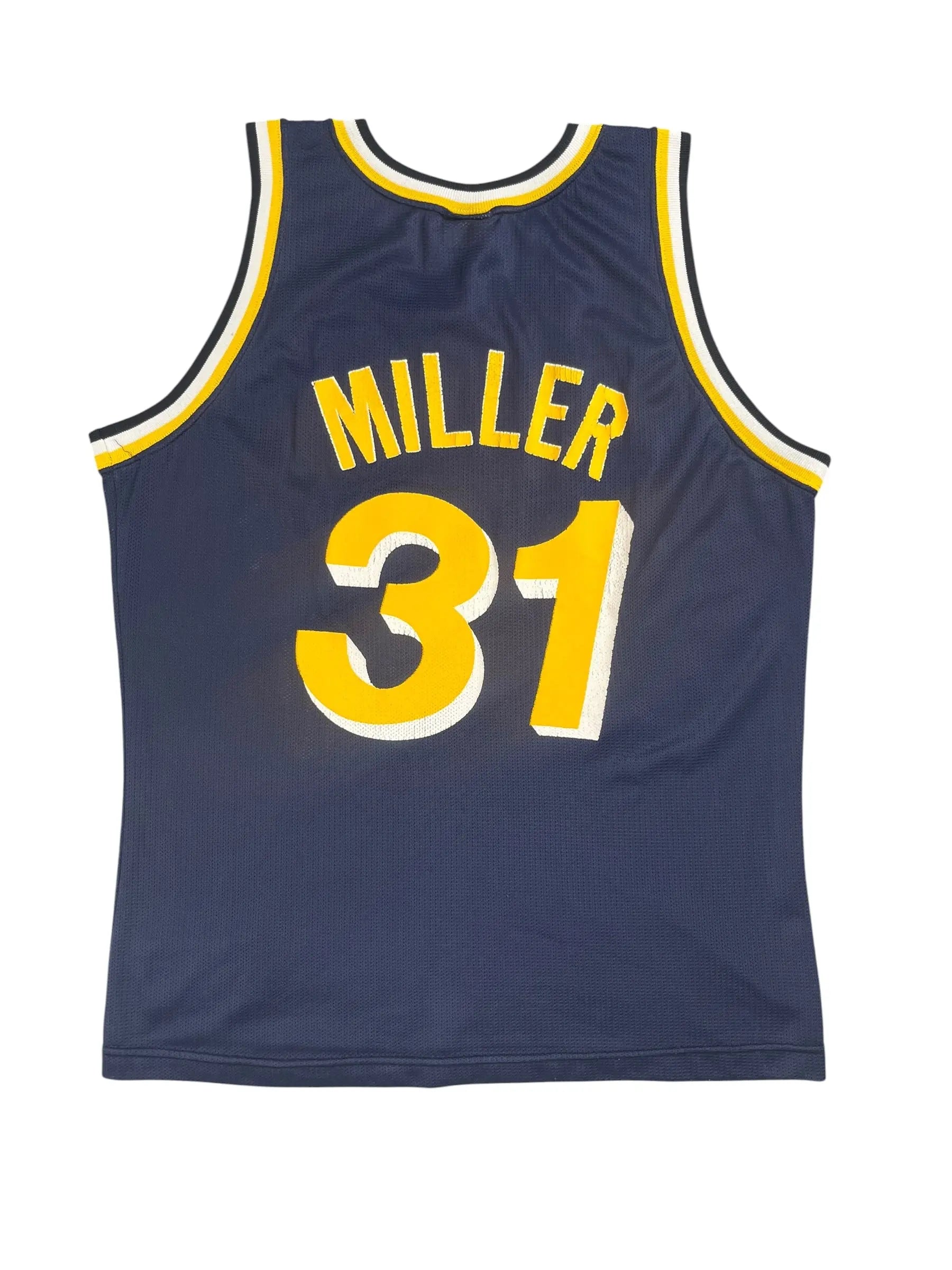 Reggie Miller #31 - Indiana Pacers Away 1990-1997 - Champion (L) - Maillot NBA