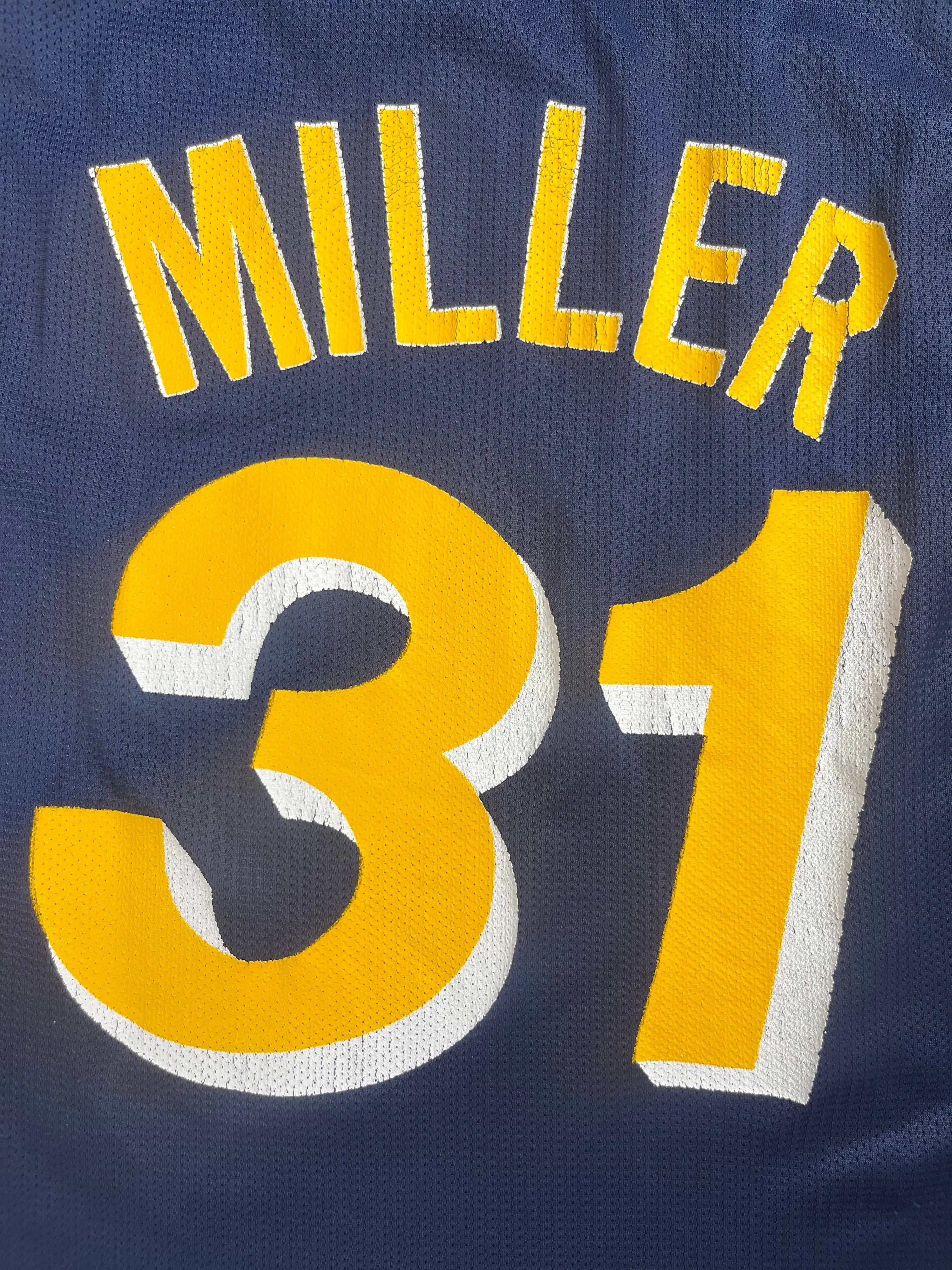 Reggie Miller #31 - Indiana Pacers Away 1990-1997 - Champion (L) - Maillot NBA