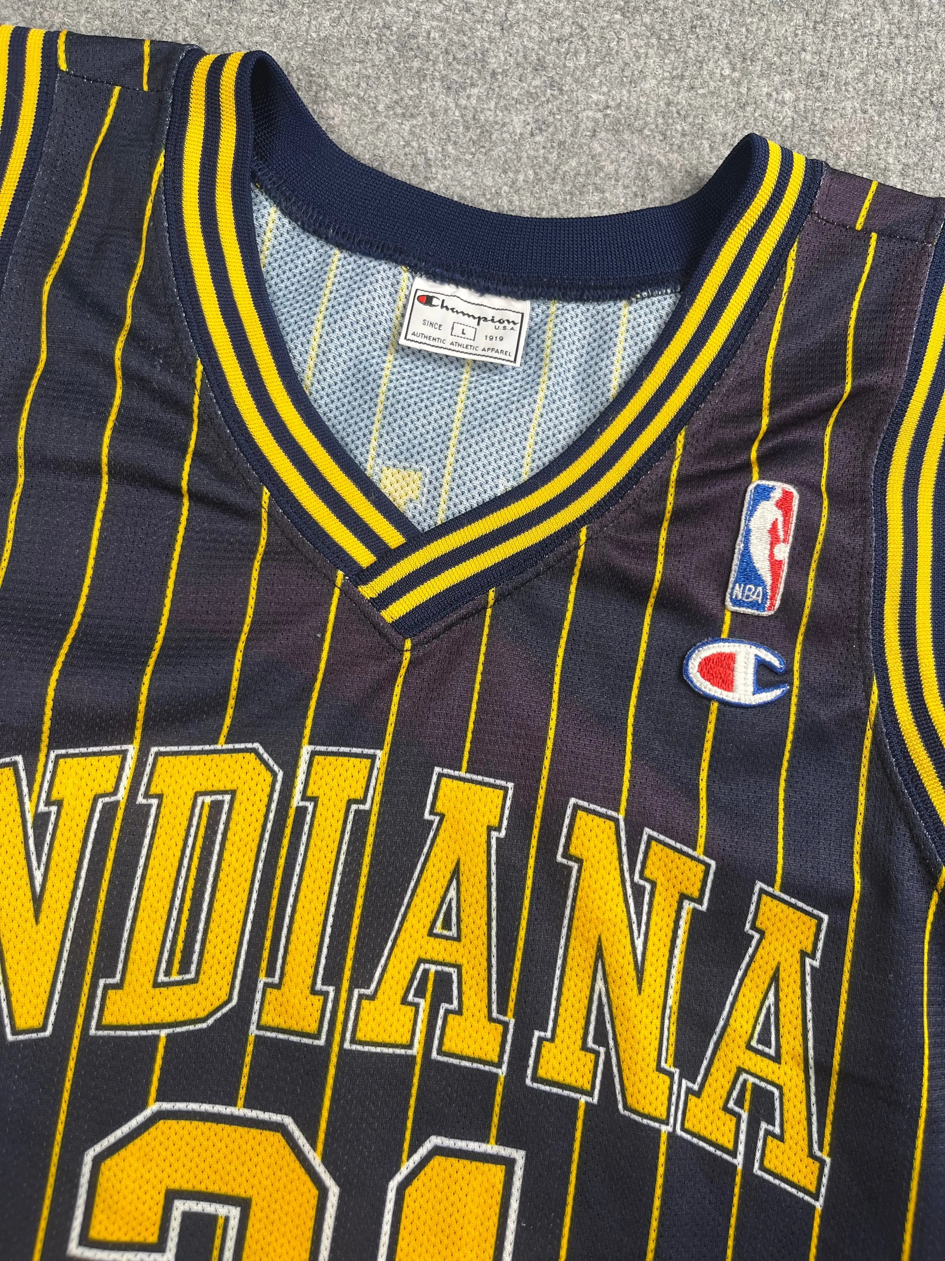 Reggie Miller #31 - Indiana Pacers Away 1998-2005 - Champion (L) - Maillot NBA