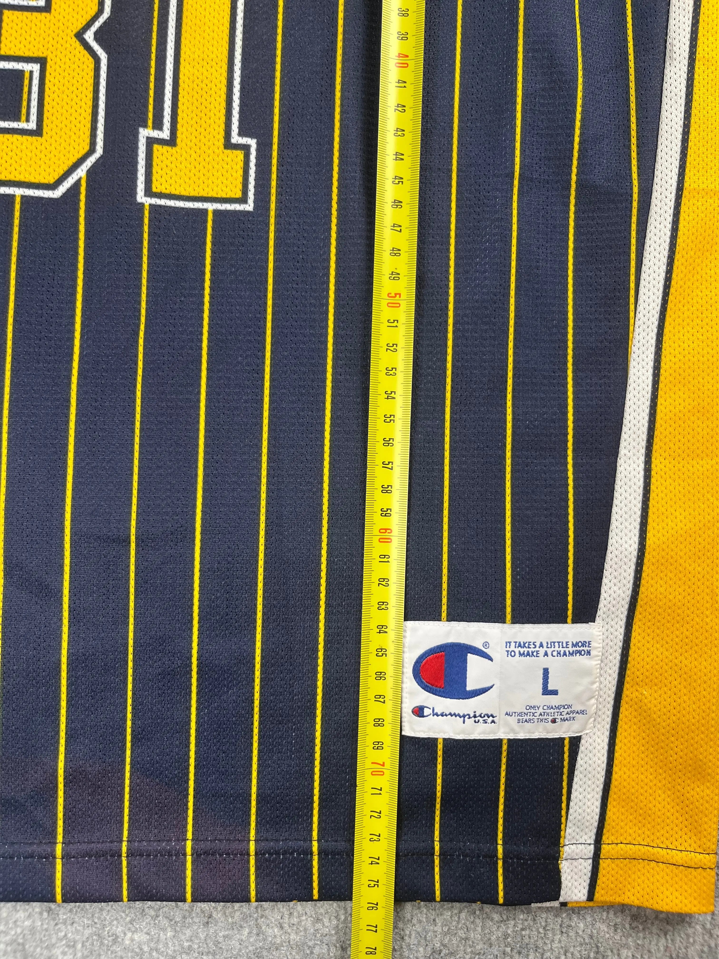 Reggie Miller #31 - Indiana Pacers Away 1998-2005 - Champion (L) - Maillot NBA