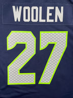 Riq Woolen #27 - Seattle Seahawks Home 2022-2025 - Nike (L) - Maillot NFL