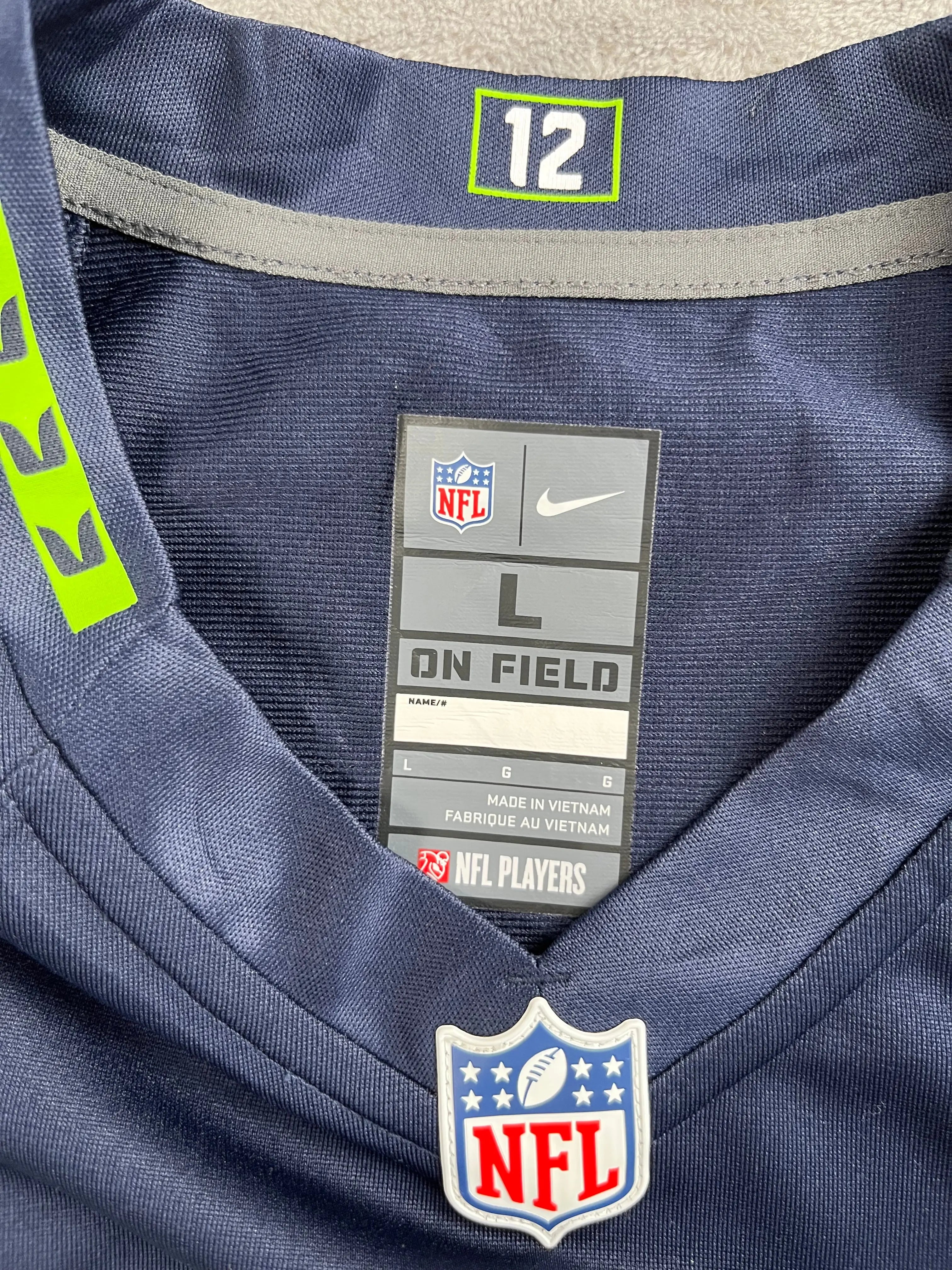 Riq Woolen #27 - Seattle Seahawks Home 2022-2025 - Nike (L) - Maillot NFL