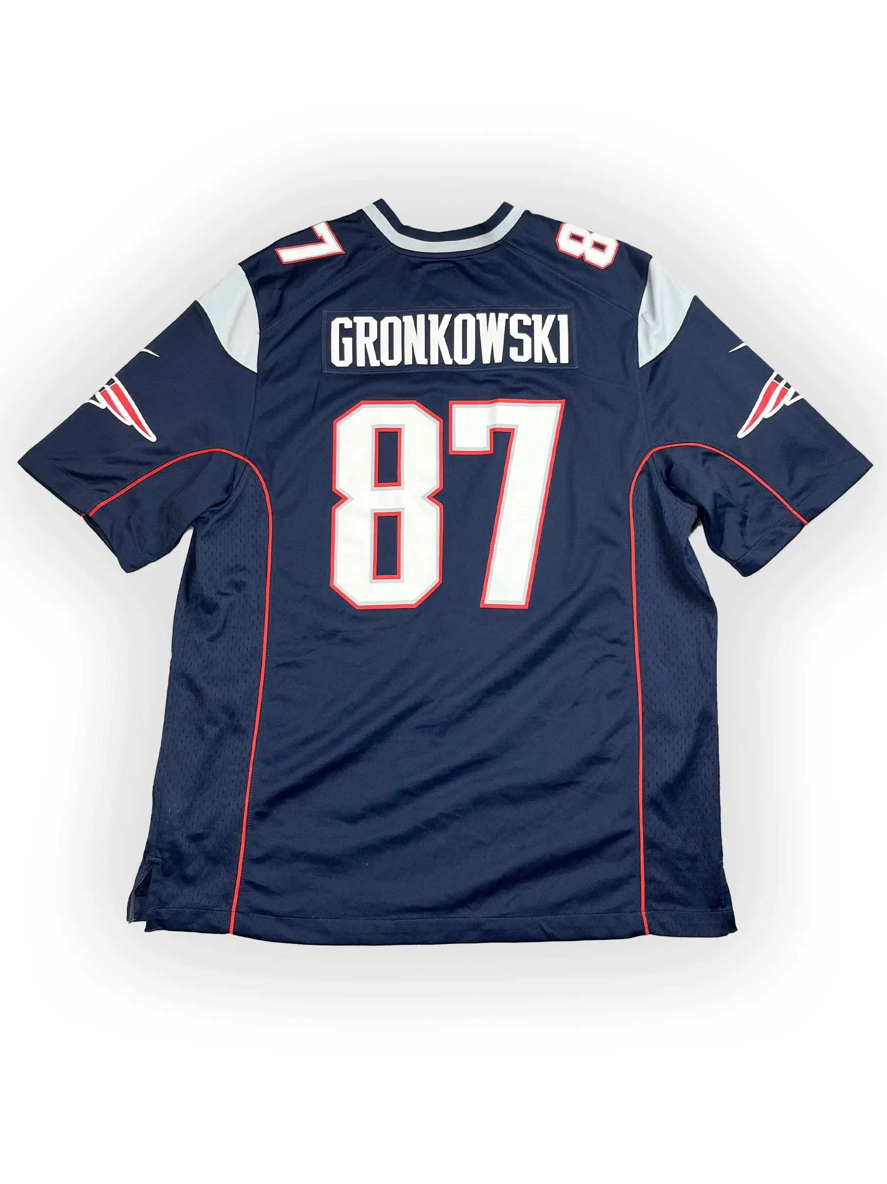 Rob Gronkowski #87 - New England Patriots Home 2012-2018 - Nike (XL) - Maillot NFL Nike