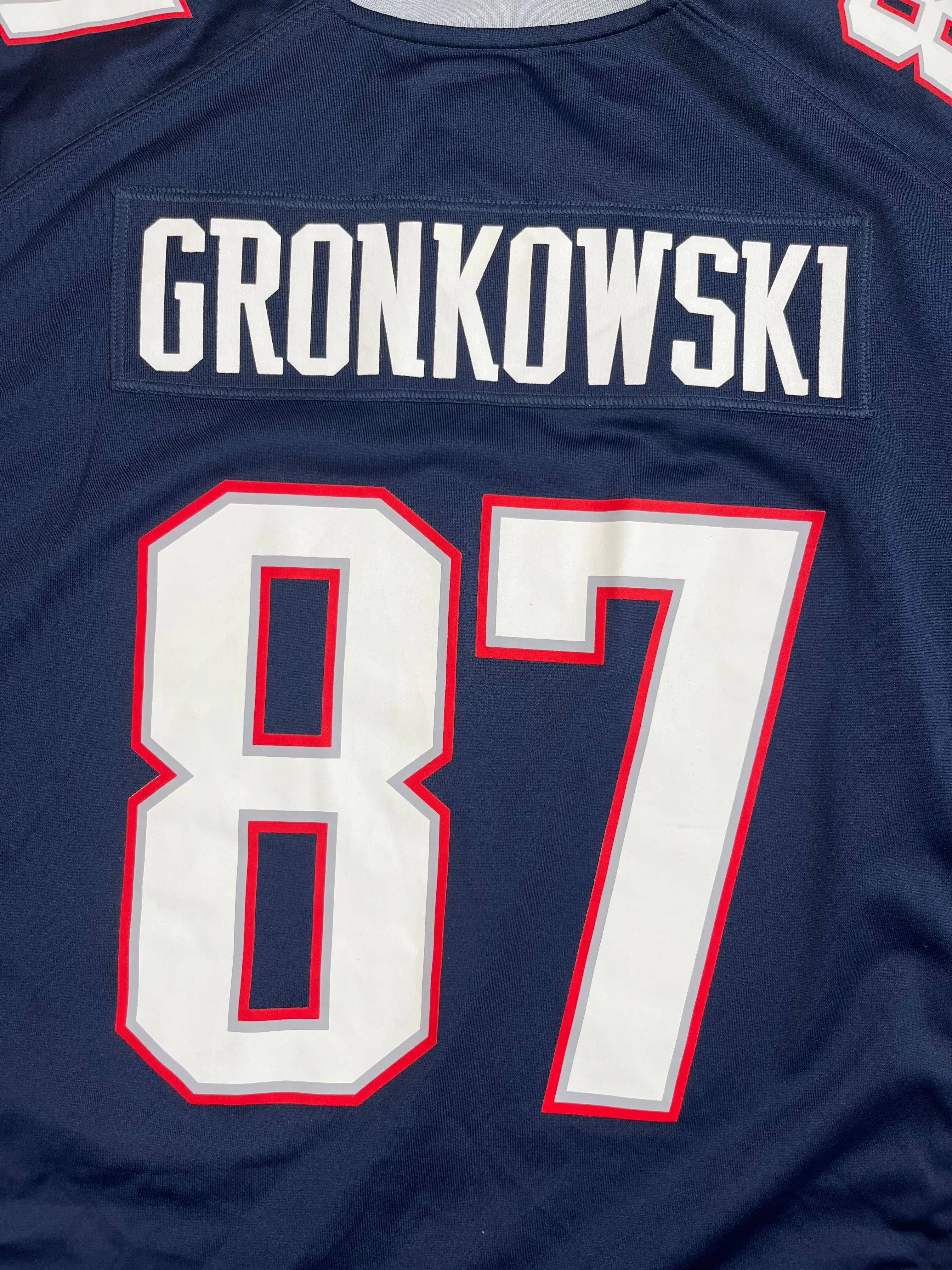 Rob Gronkowski #87 - New England Patriots Home 2012-2018 - Nike (XL) - Maillot NFL Nike