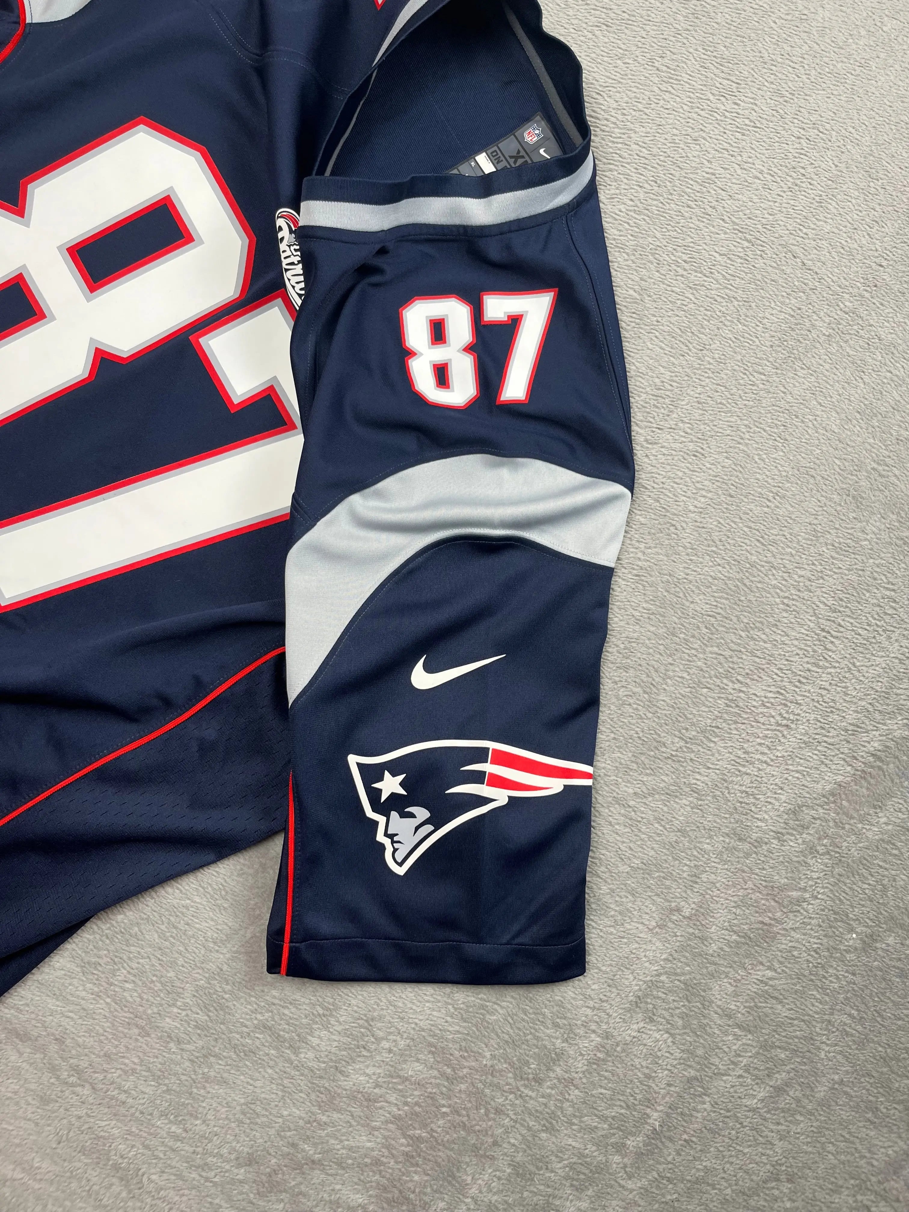 Rob Gronkowski #87 - New England Patriots Home 2012-2018 - Nike (XL) - Maillot NFL Nike