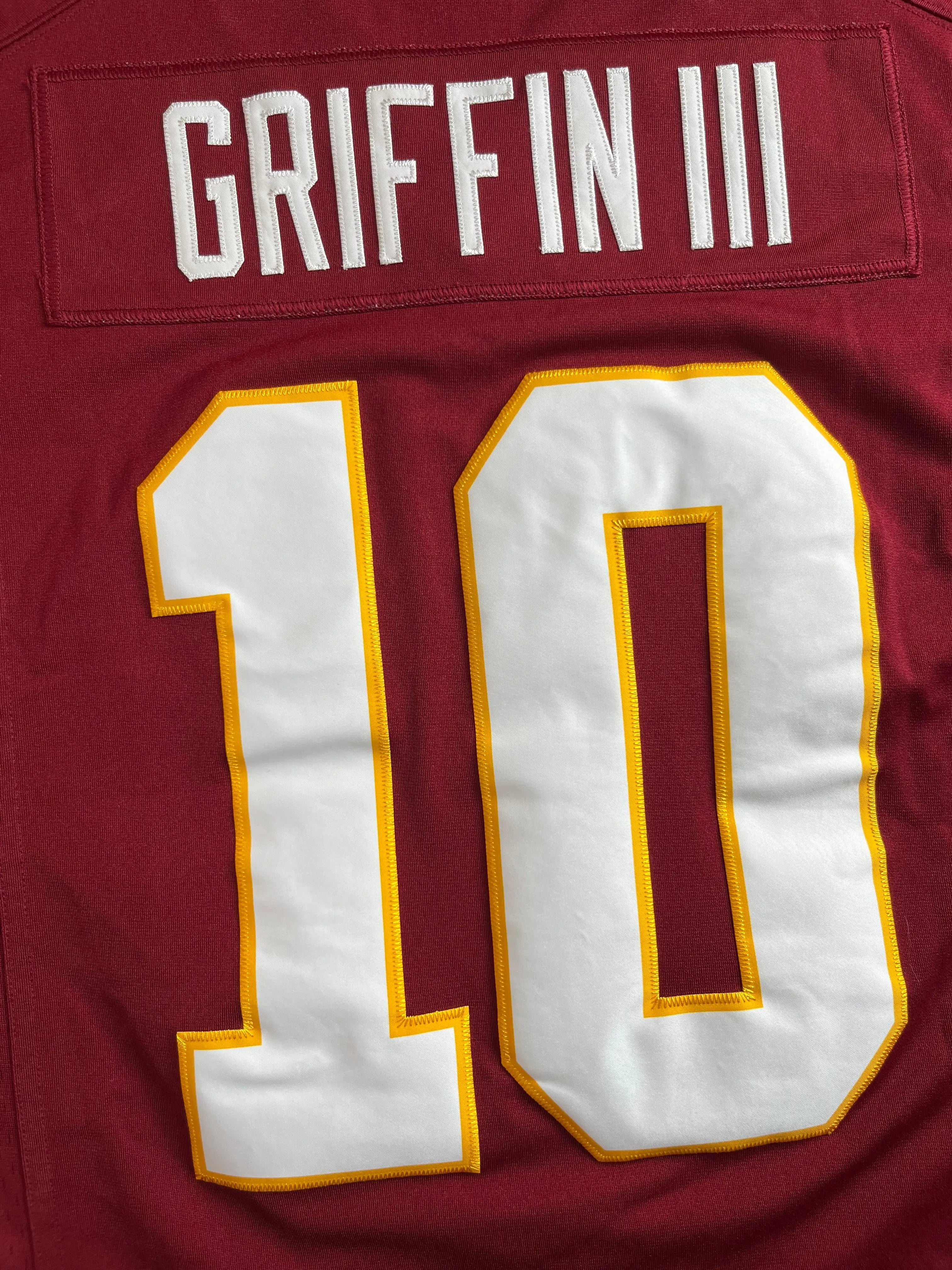 Robert Griffin III #10 - Washington Redskins Home 2012-2015 - Nike Elite (M) - Maillot NFL