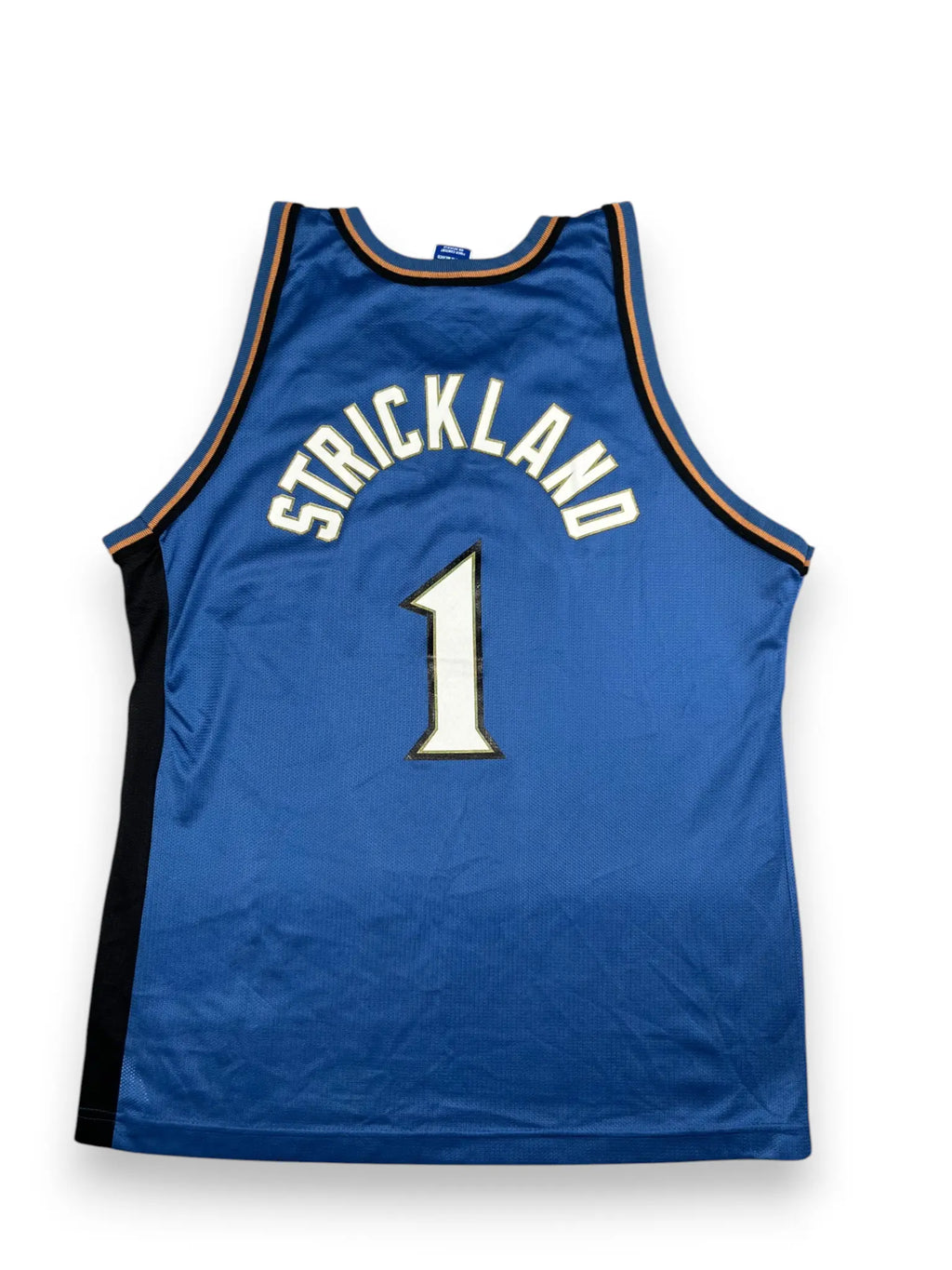 Rod Strickland #1 - Washington Wizards Away 1998-2001 - Champion (L) - Maillot NBA