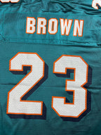 Ronnie Brown #23 - Miami Dolphins Home 2005-2010 - Reebok (S) - Maillot NFL