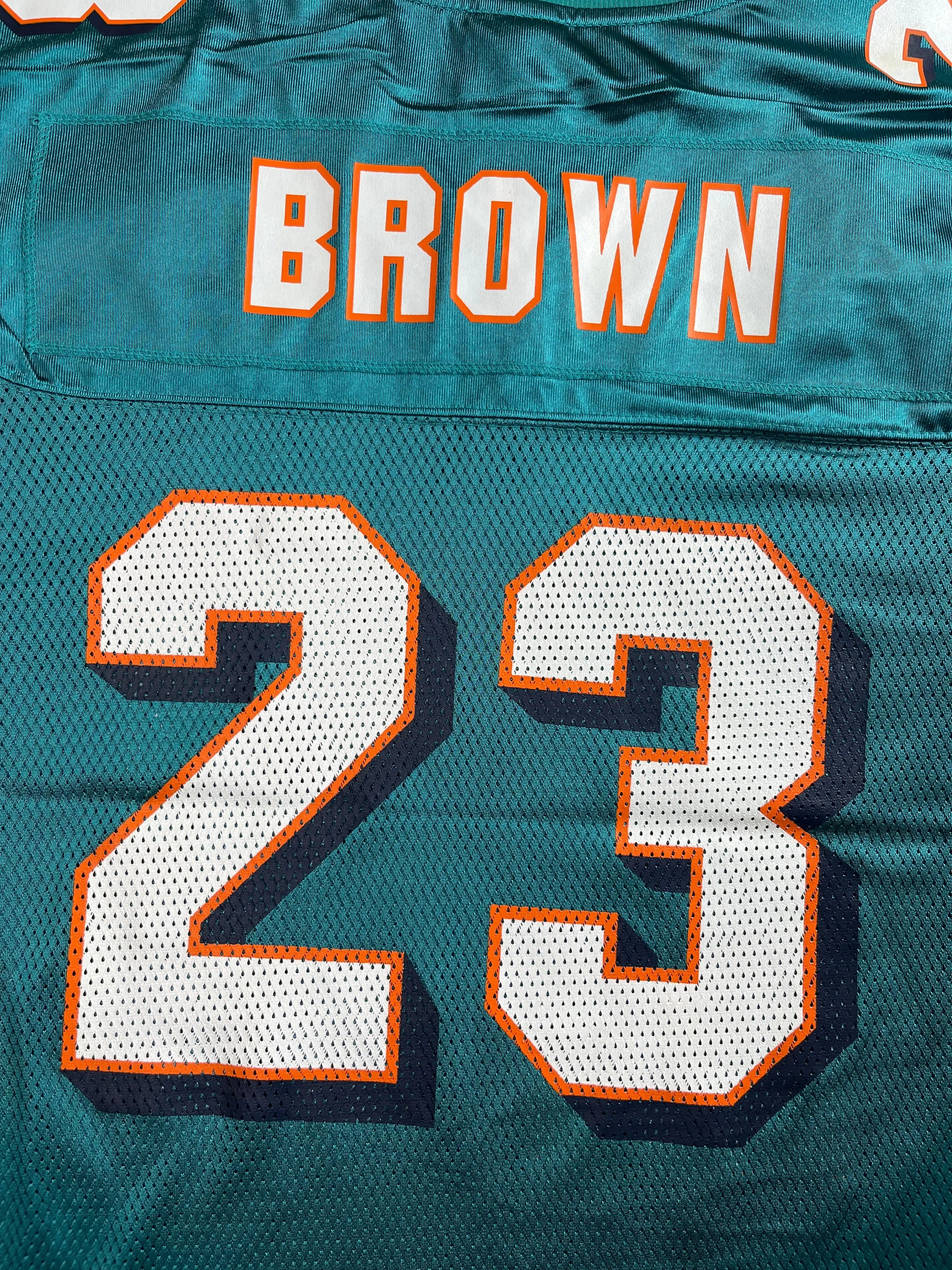 Ronnie Brown #23 - Miami Dolphins Home 2005-2010 - Reebok (S) - Maillot NFL