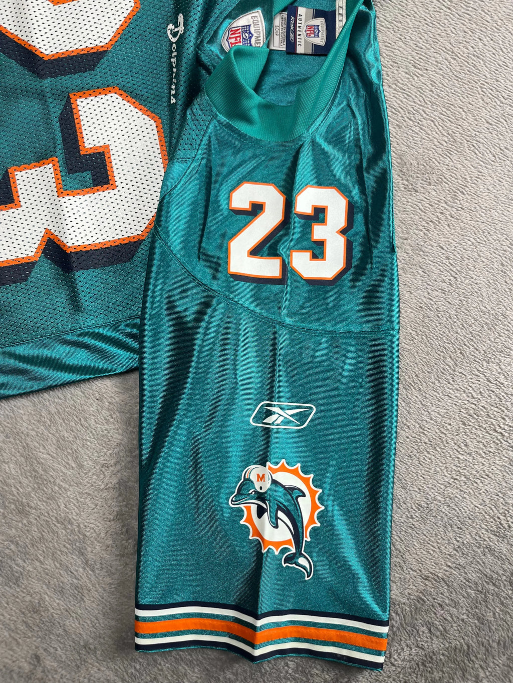 Ronnie Brown #23 - Miami Dolphins Home 2005-2010 - Reebok (S) - Maillot NFL