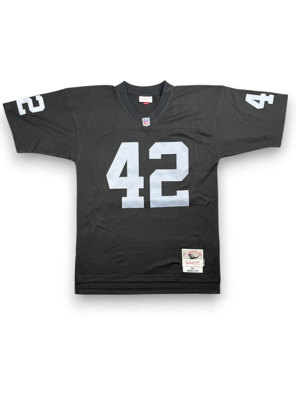 Ronnie Lott #42 - Los Angeles Raiders Home 1991 - Mitchell & Ness (M) - Maillot NFL