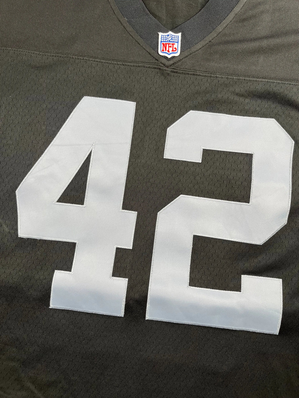 Ronnie Lott #42 - Los Angeles Raiders Home 1991 - Mitchell & Ness (M) - Maillot NFL