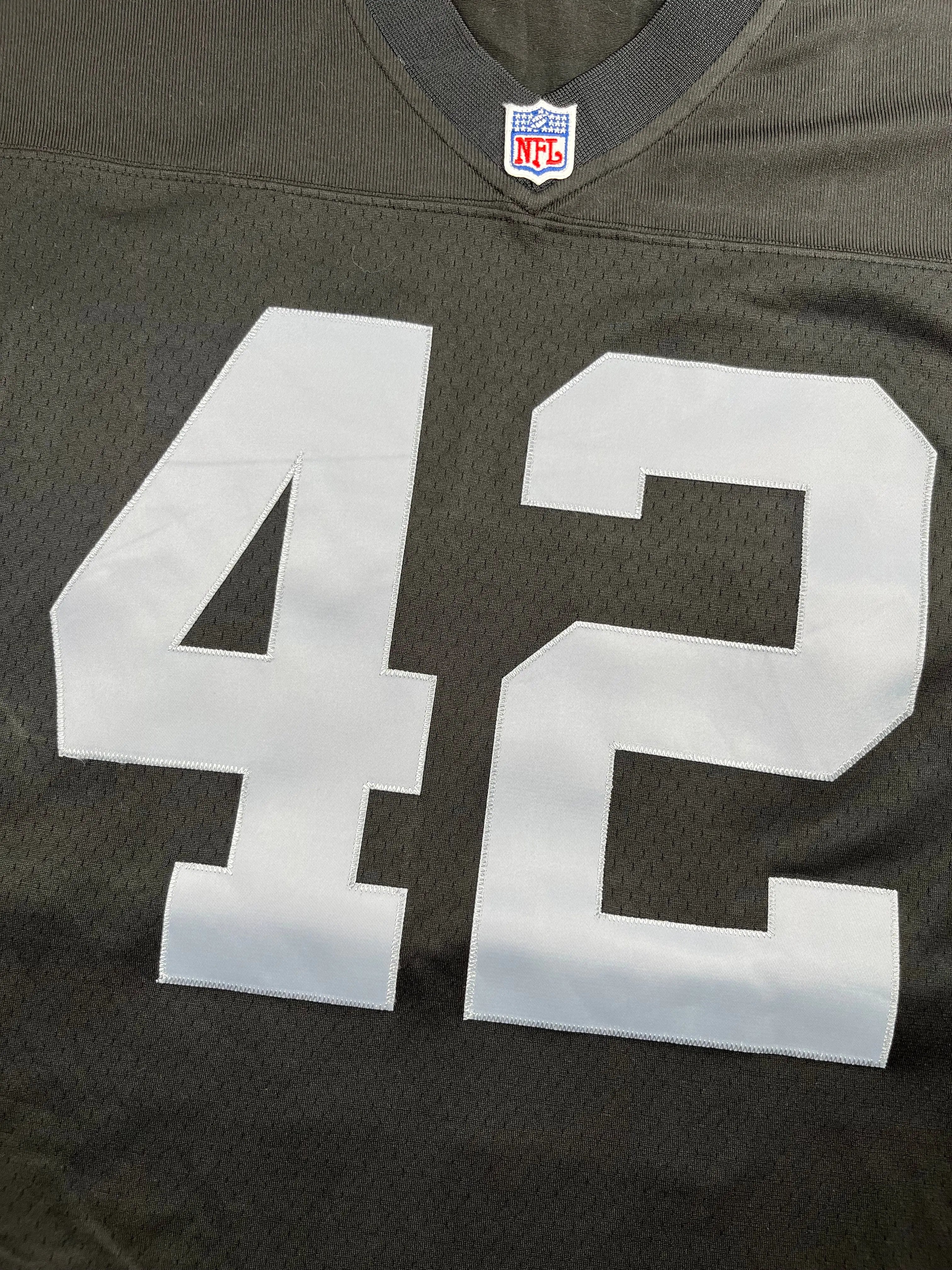 Ronnie Lott #42 - Los Angeles Raiders Home 1991 - Mitchell & Ness (M) - Maillot NFL