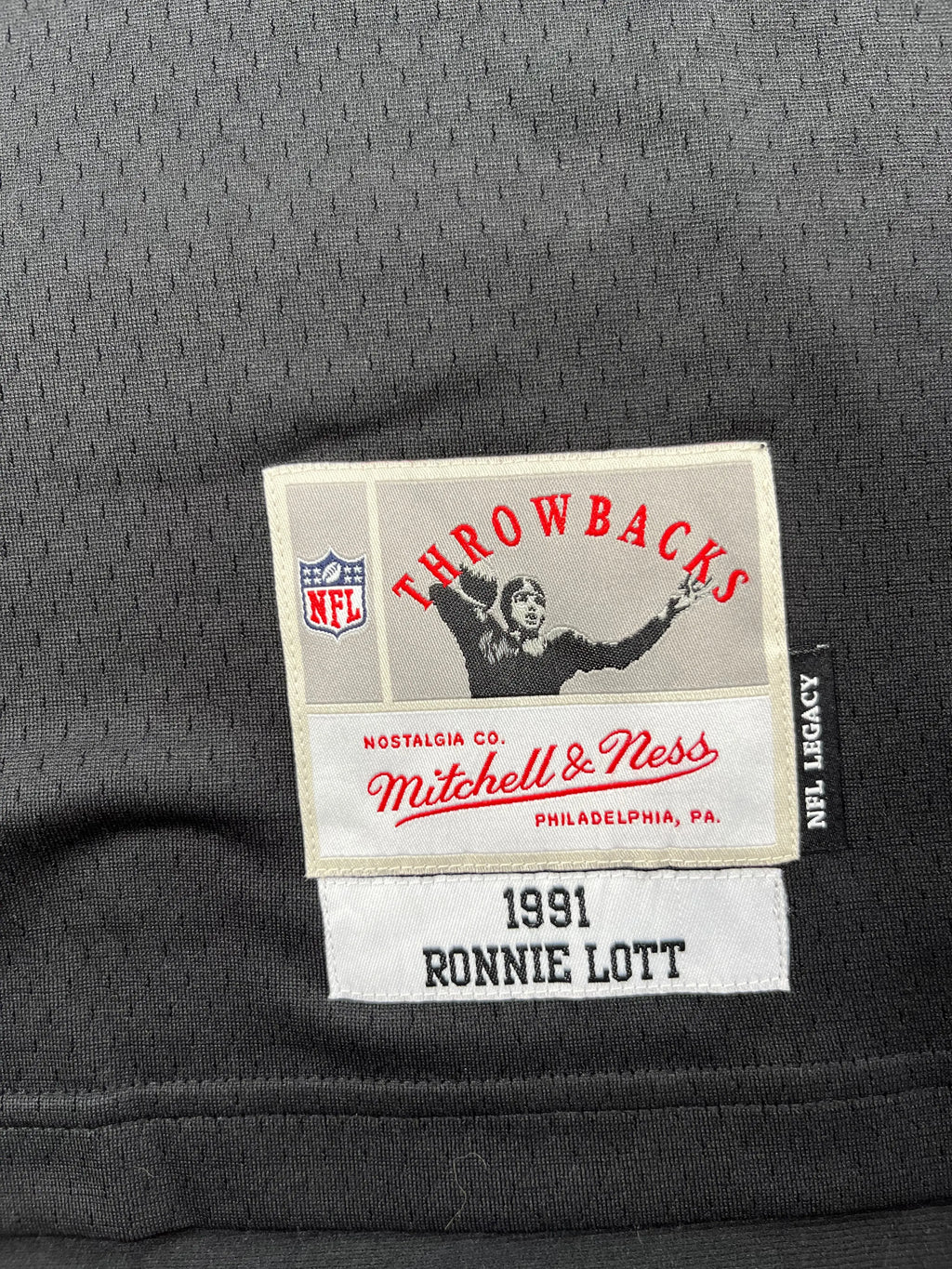 Ronnie Lott #42 - Los Angeles Raiders Home 1991 - Mitchell & Ness (M) - Maillot NFL
