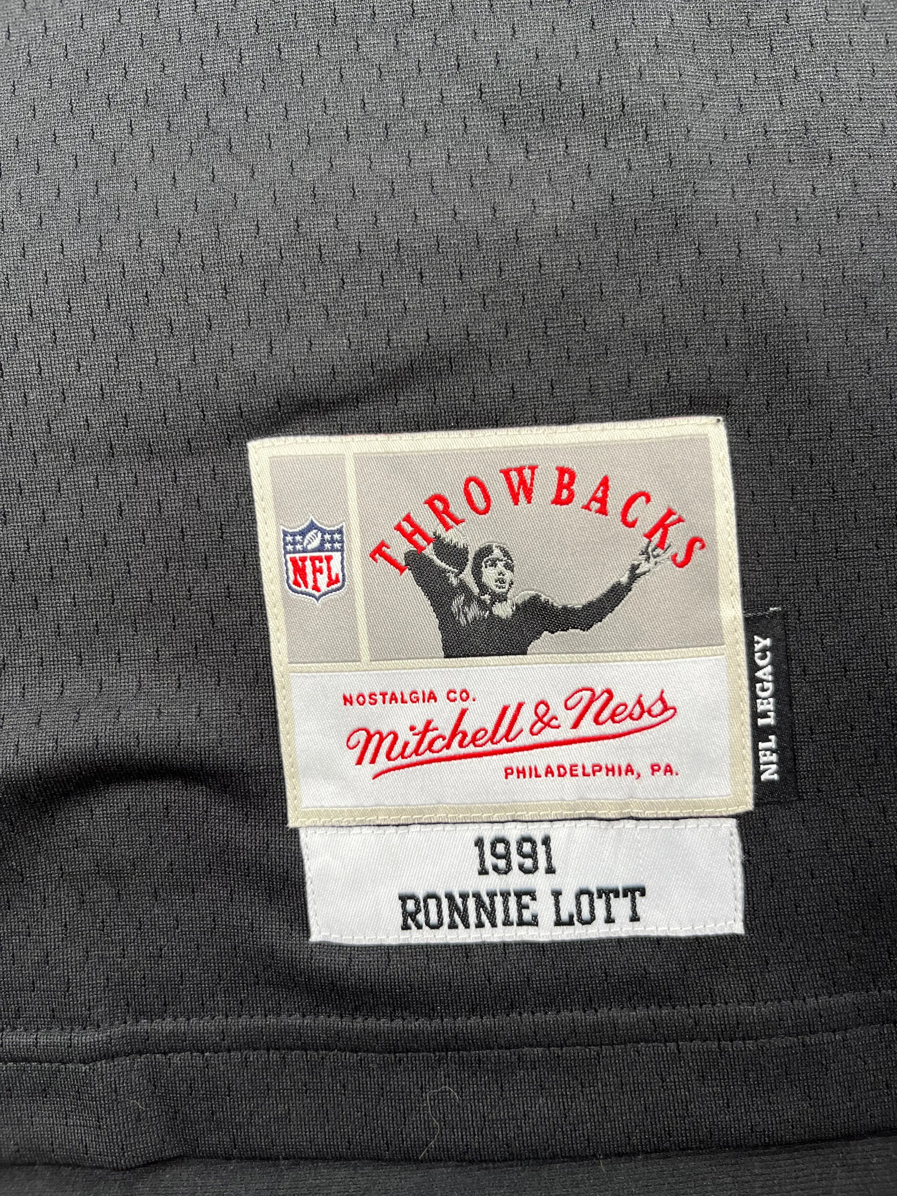 Ronnie Lott #42 - Los Angeles Raiders Home 1991 - Mitchell & Ness (M) - Maillot NFL