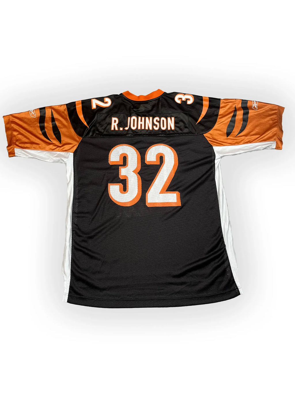 Rudi Johnson #32 - Cincinnati Bengals Home 2001-2007 - Reebok (XL) - Maillot NFL Reebok