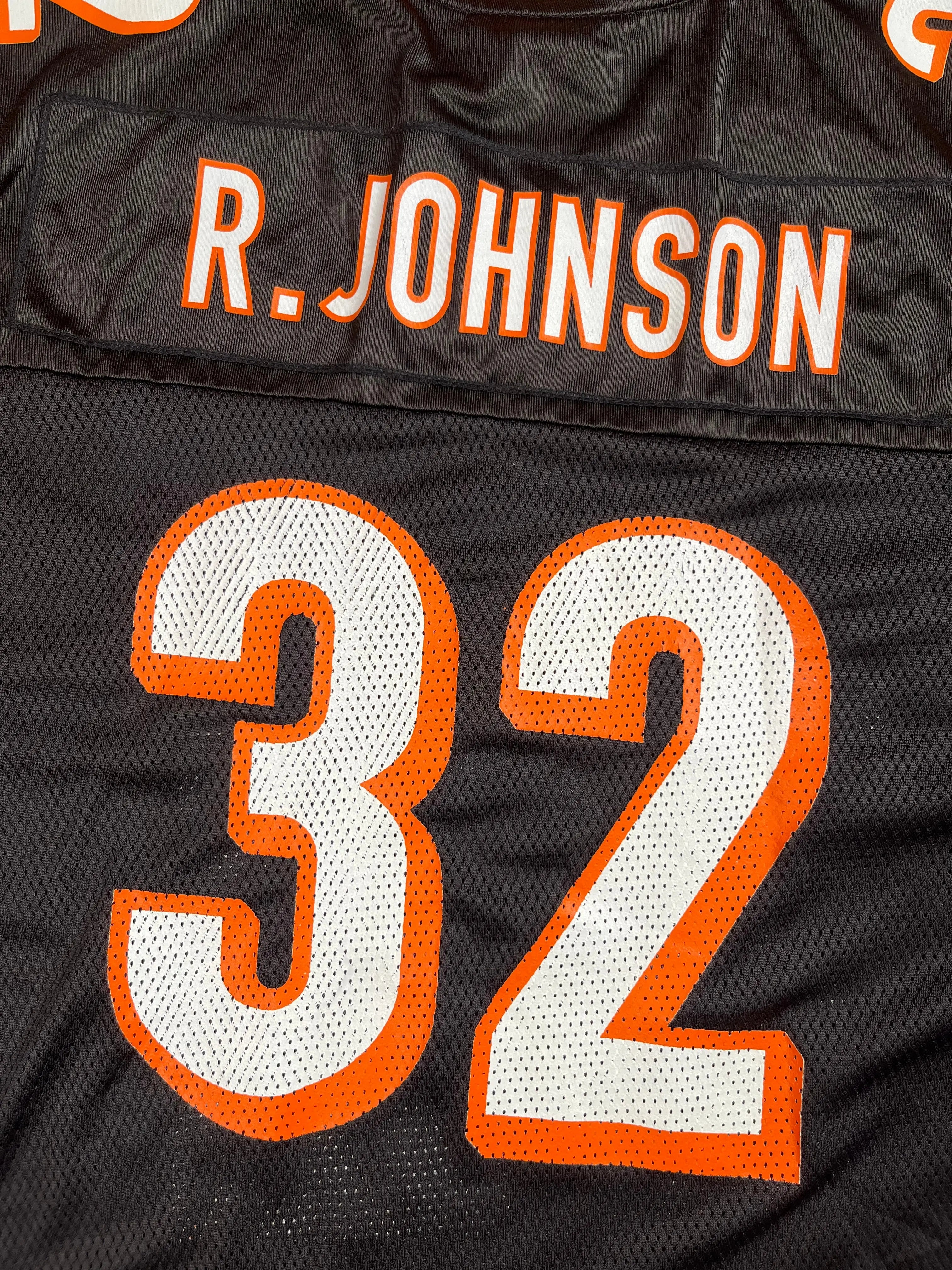 Rudi Johnson #32 - Cincinnati Bengals Home 2001-2007 - Reebok (XL) - Maillot NFL Reebok